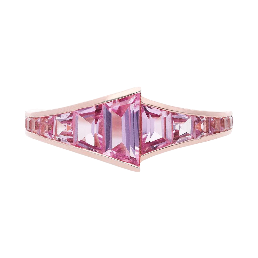 Leblanc The Pink Sapphire Trapezoid Ring