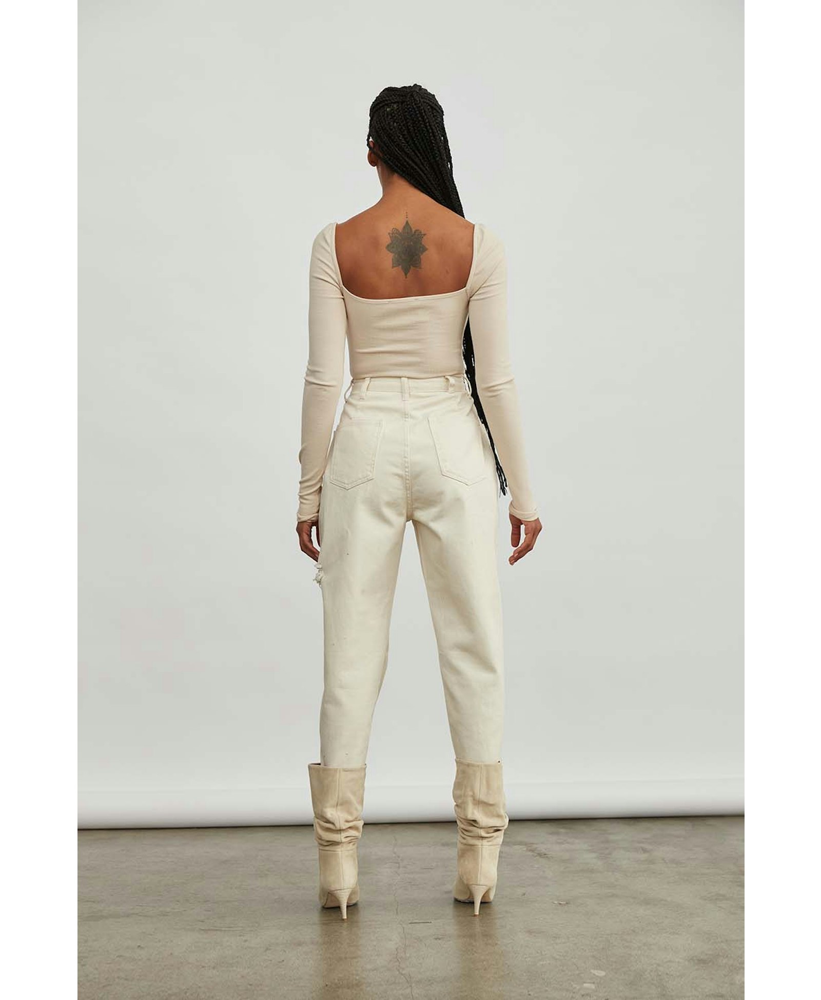 Bambi Bodysuit in Beige made by Atoir