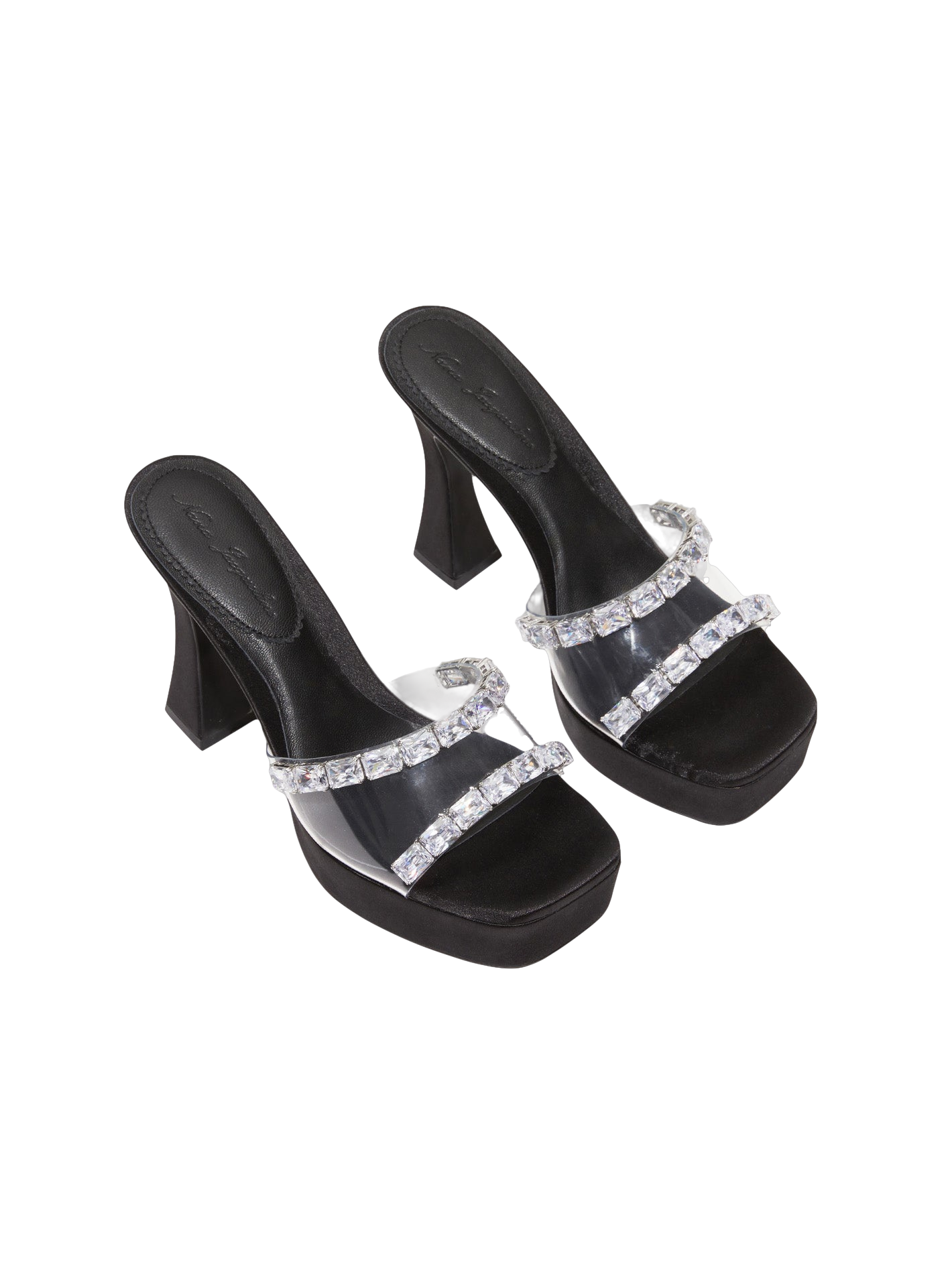 Nana Jacqueline Mirabel Diamond Heels (black)