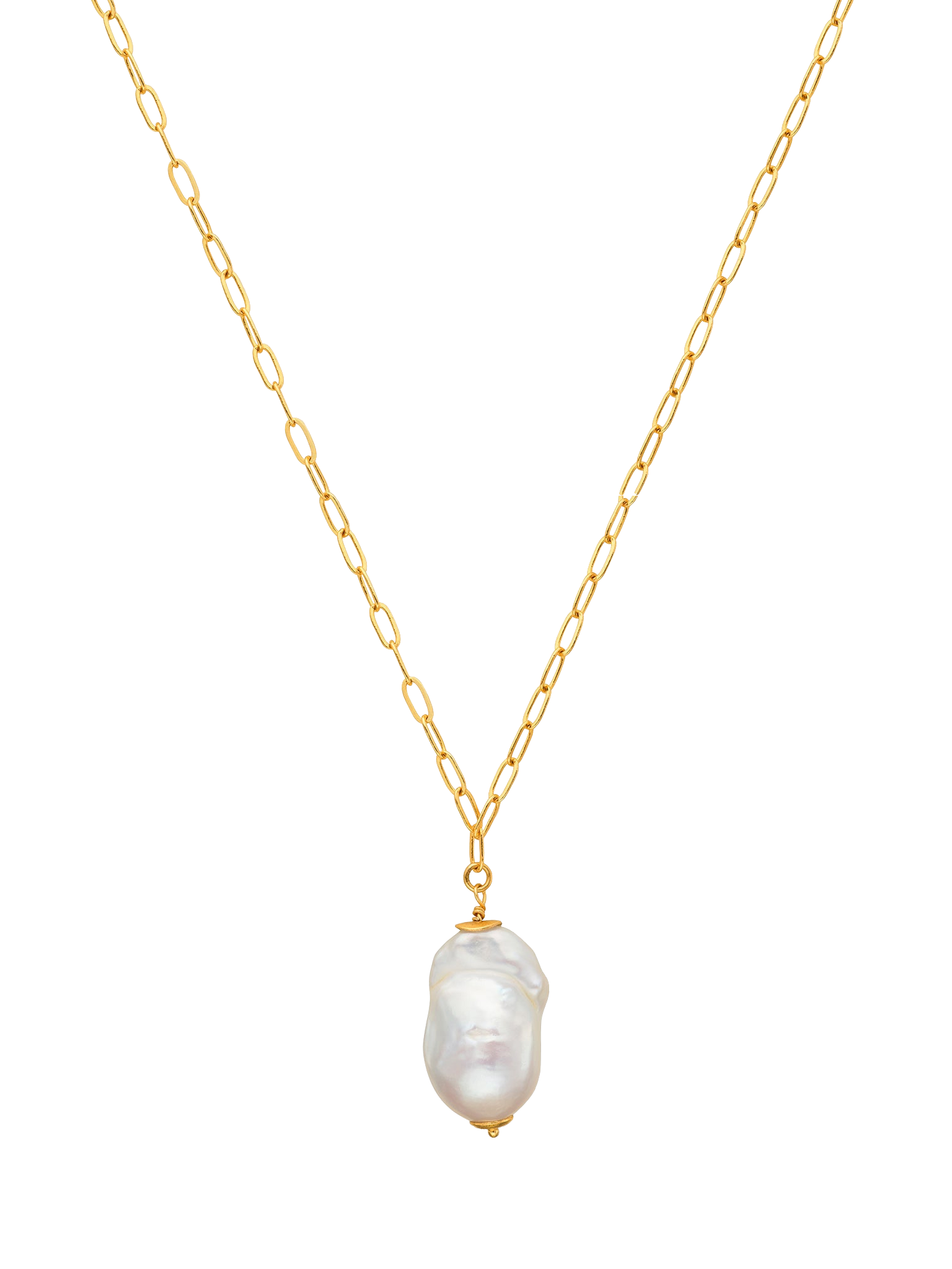 Shop Eva Remenyi Baroque Pearl Long Necklace