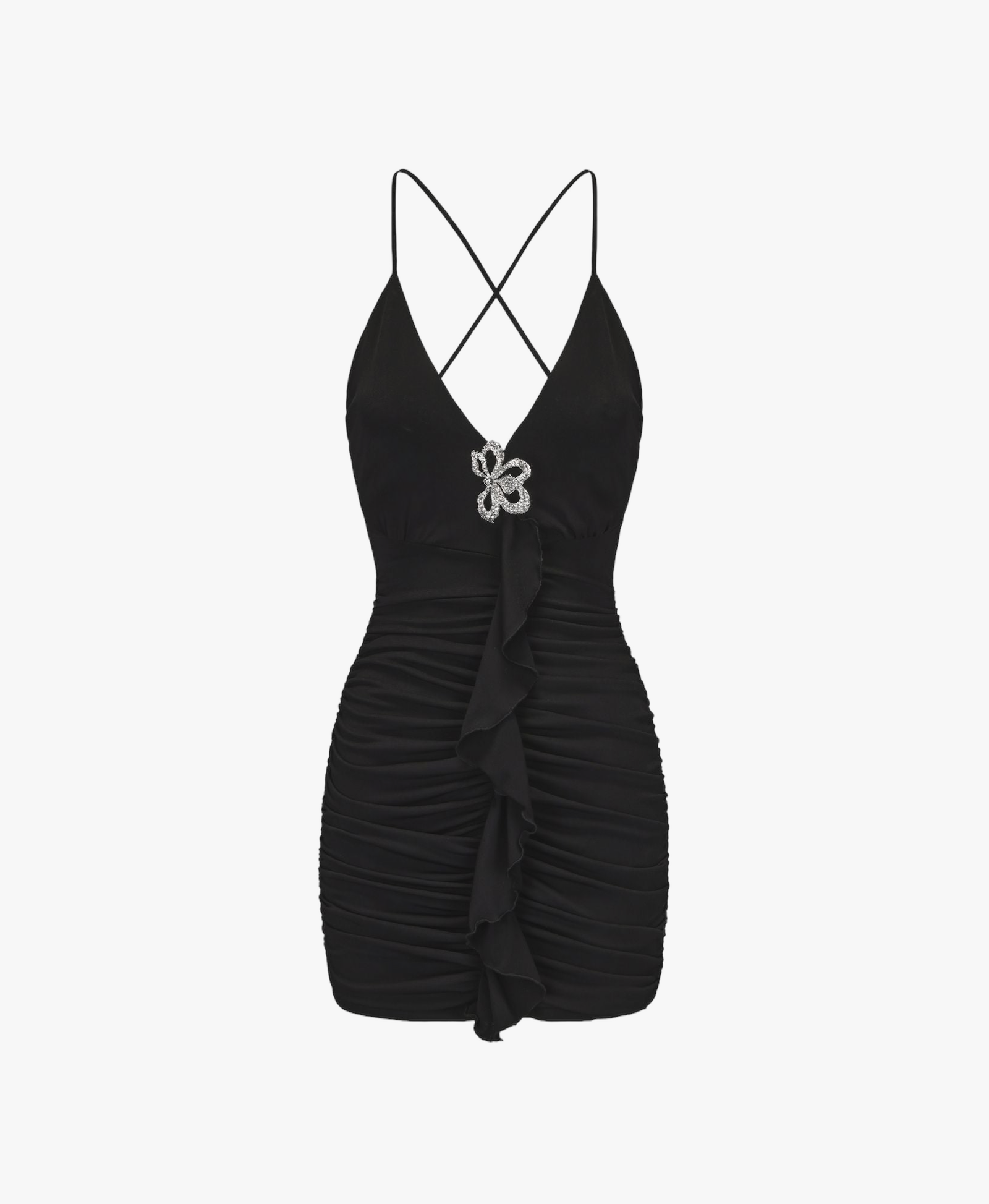 Violet Dress (Black) made by Nana Jacqueline