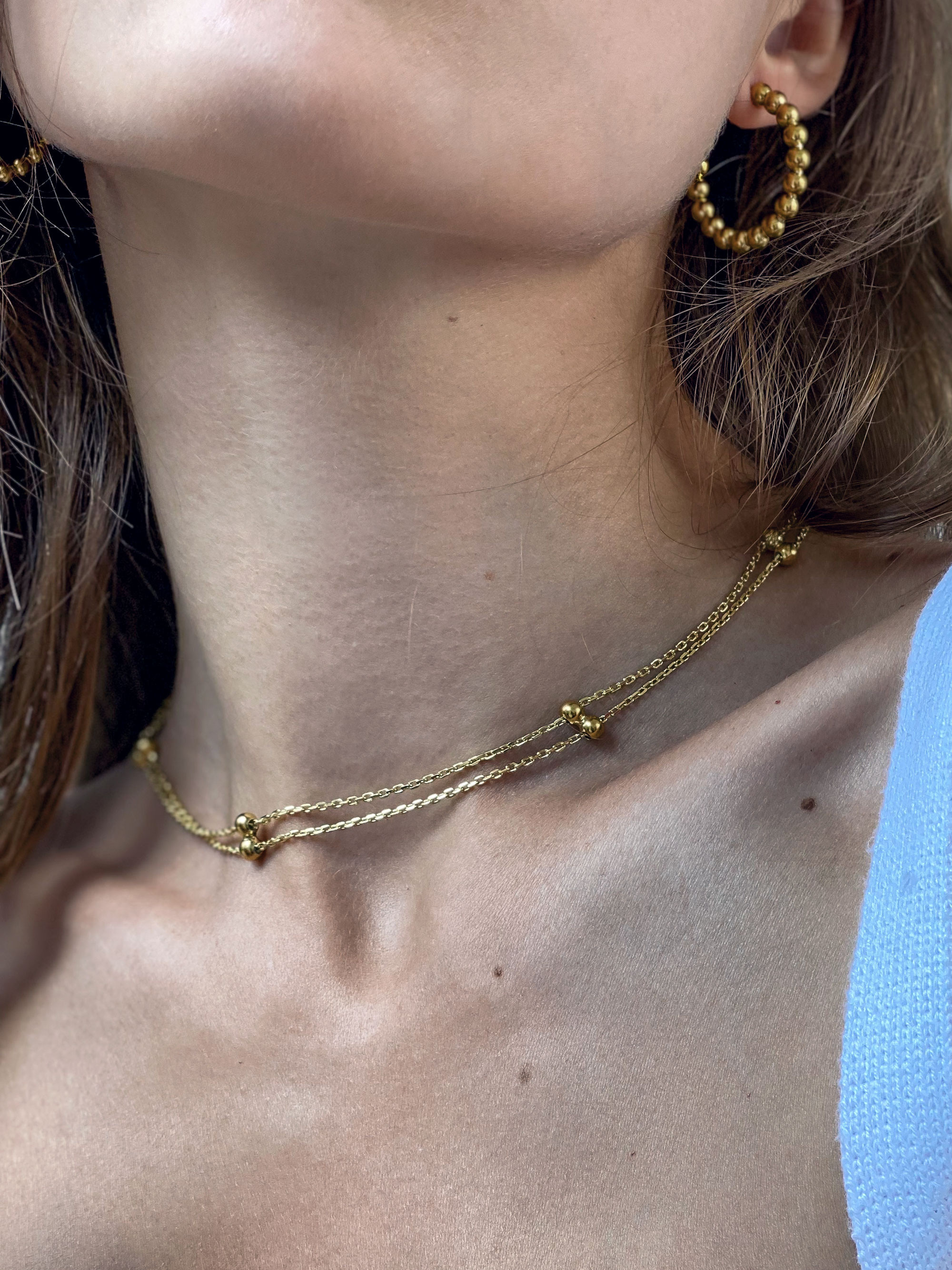 Shop Orxata Jewelry Necklace In Gold