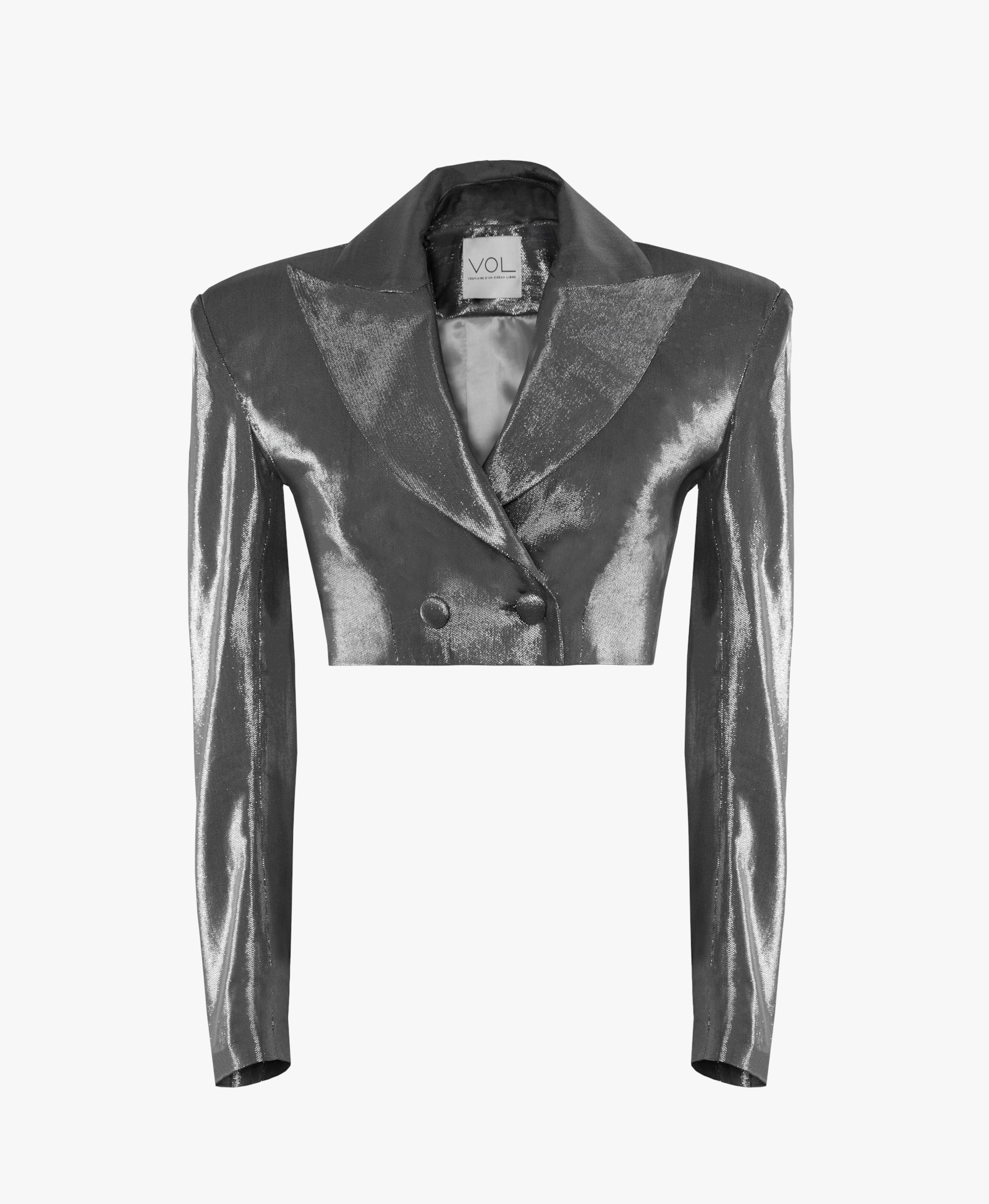 METALLIC Cropped Jacket made by Vestiaire d'un Oiseau Libre