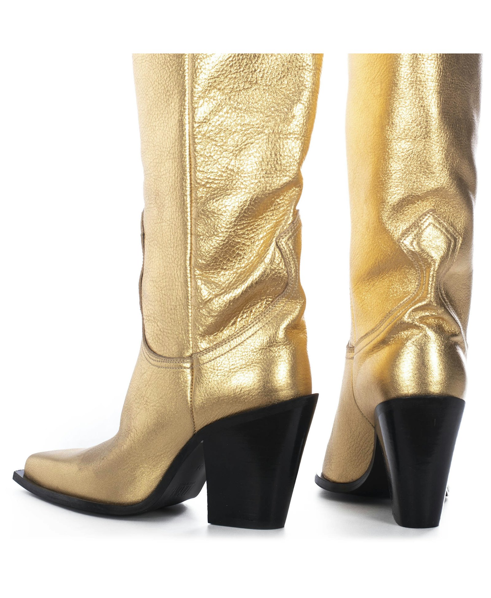 ANA GALAXY GOLD TALL BOOTS made by Toral
