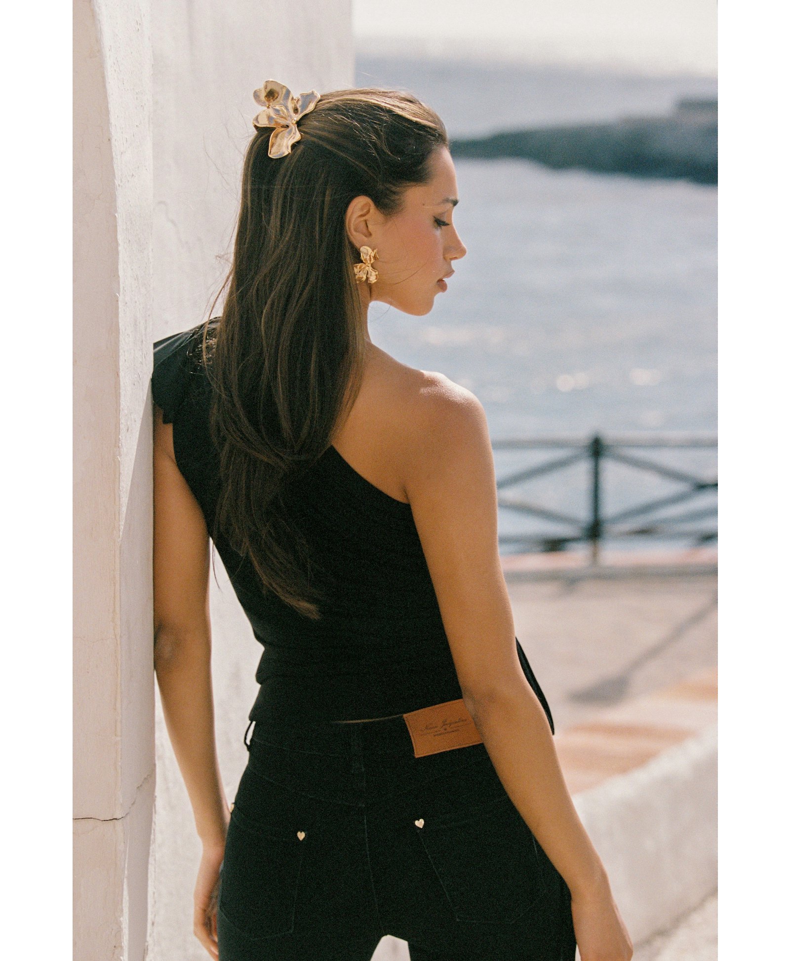 Liu Top (Black) made by Nana Jacqueline