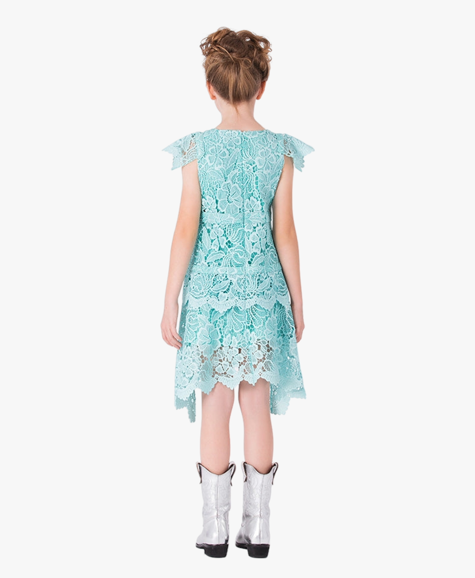 Floral Lace Girls Dress made by Mama Luma