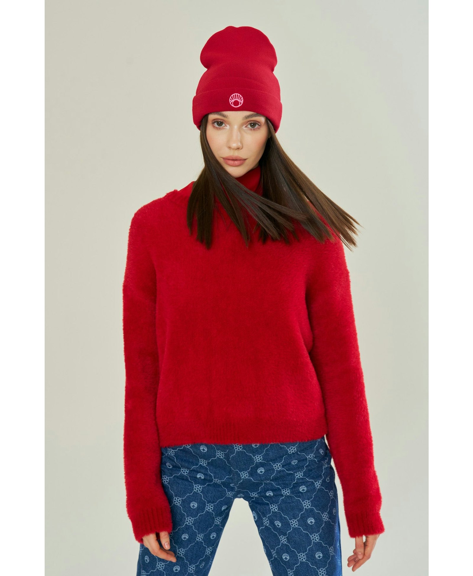 Hot Roseberry Oversize Iconic Knit made by Declara