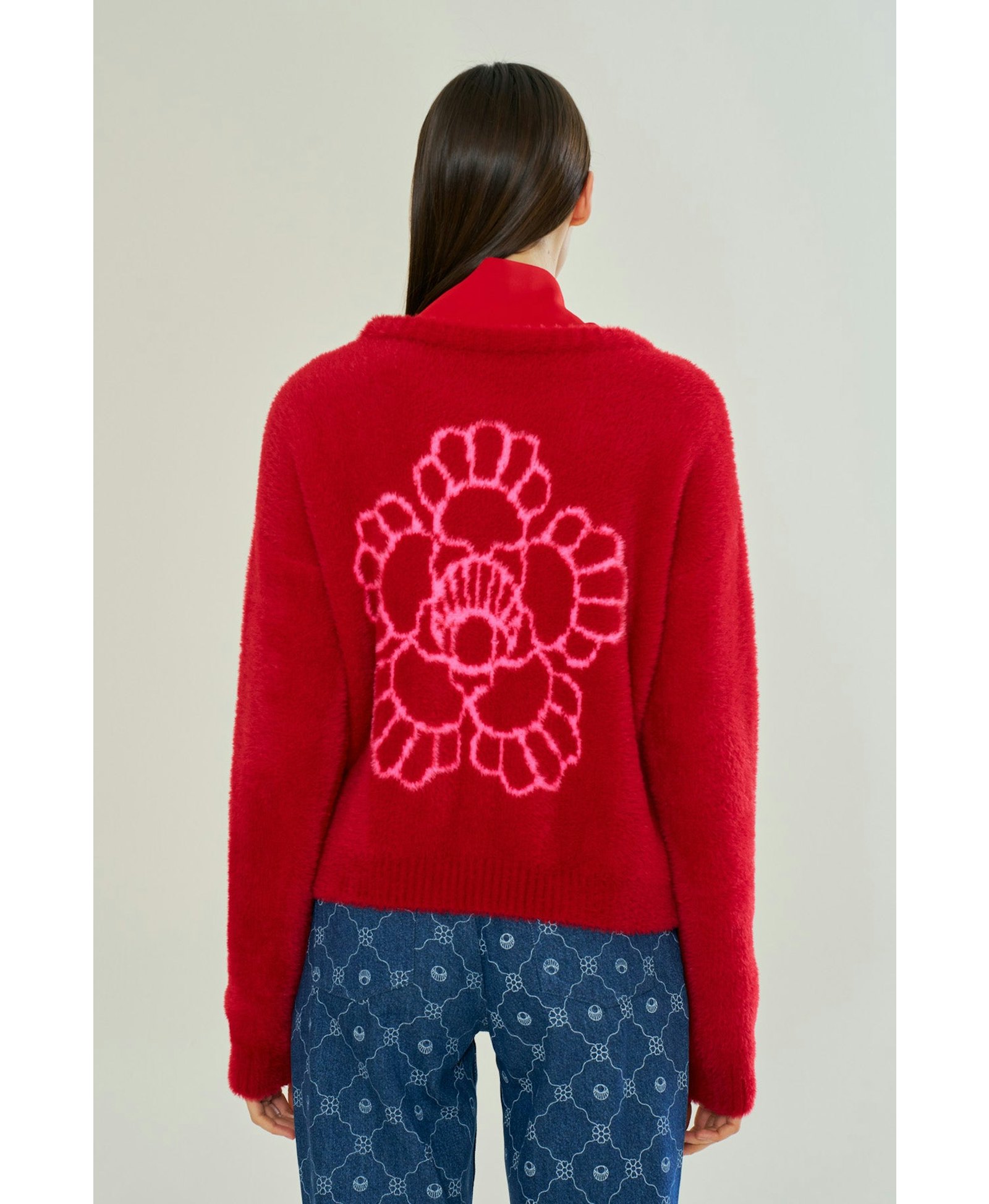 Hot Roseberry Oversize Iconic Knit made by Declara