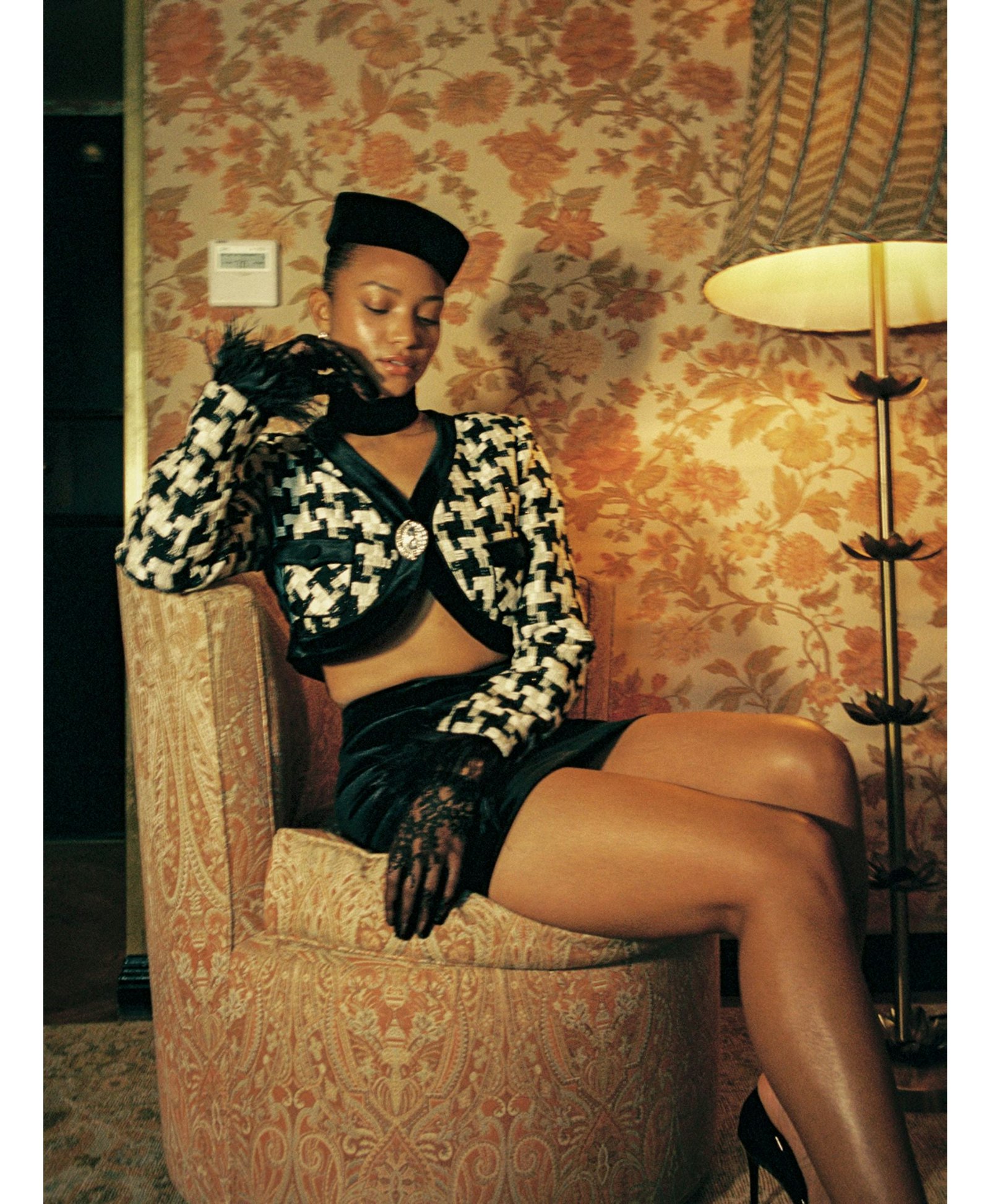 Dahlia Feather Blazer made by Nana Jacqueline