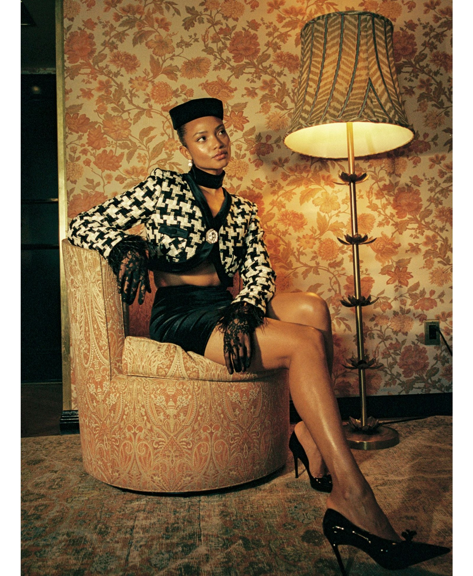 Dahlia Feather Blazer made by Nana Jacqueline