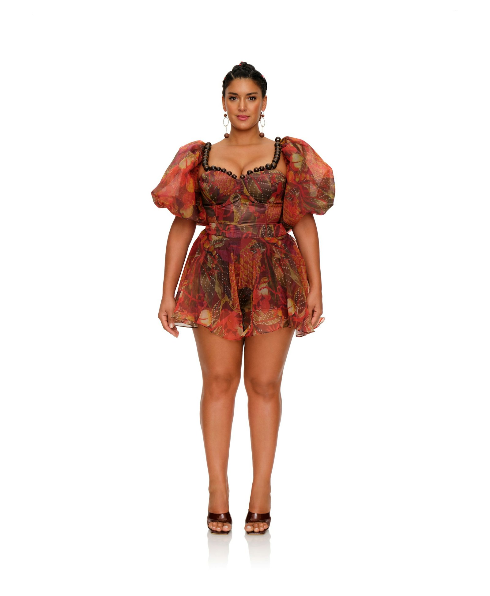 OMMA CROP TOP - KOLA PRINT made by Andrea Iyamah