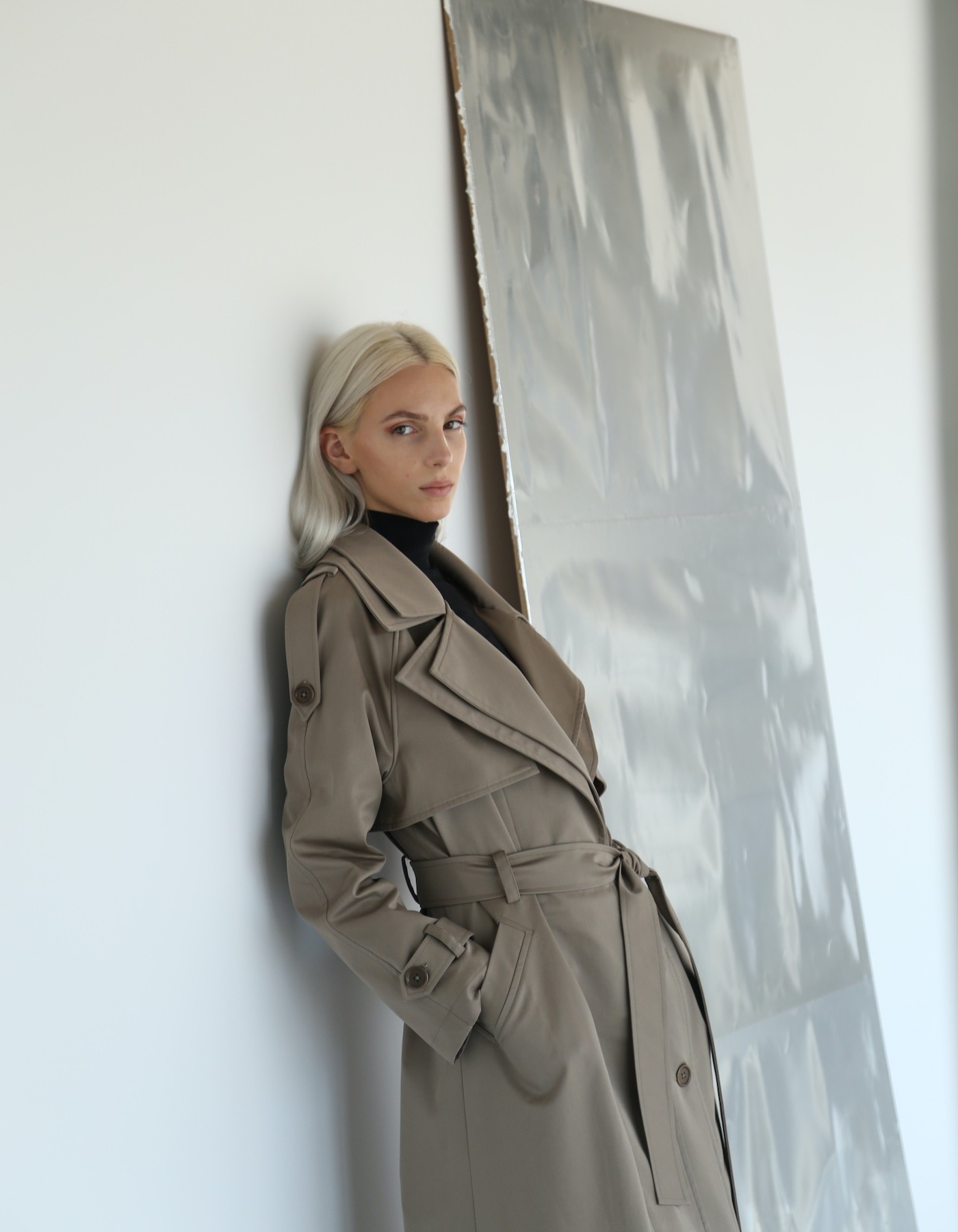 Shop Maet Ares Trench Coat