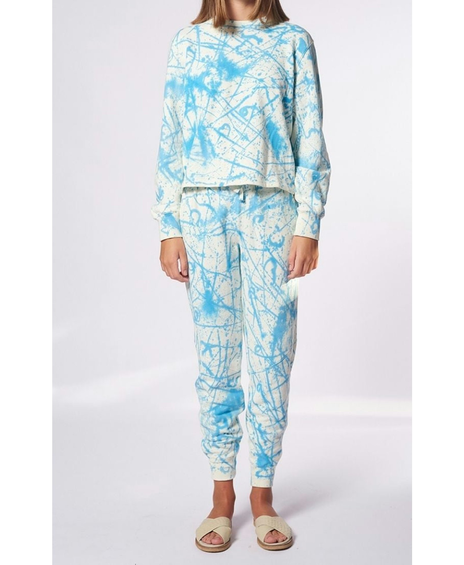 Kay Pacha Set in Blue made by AYNI