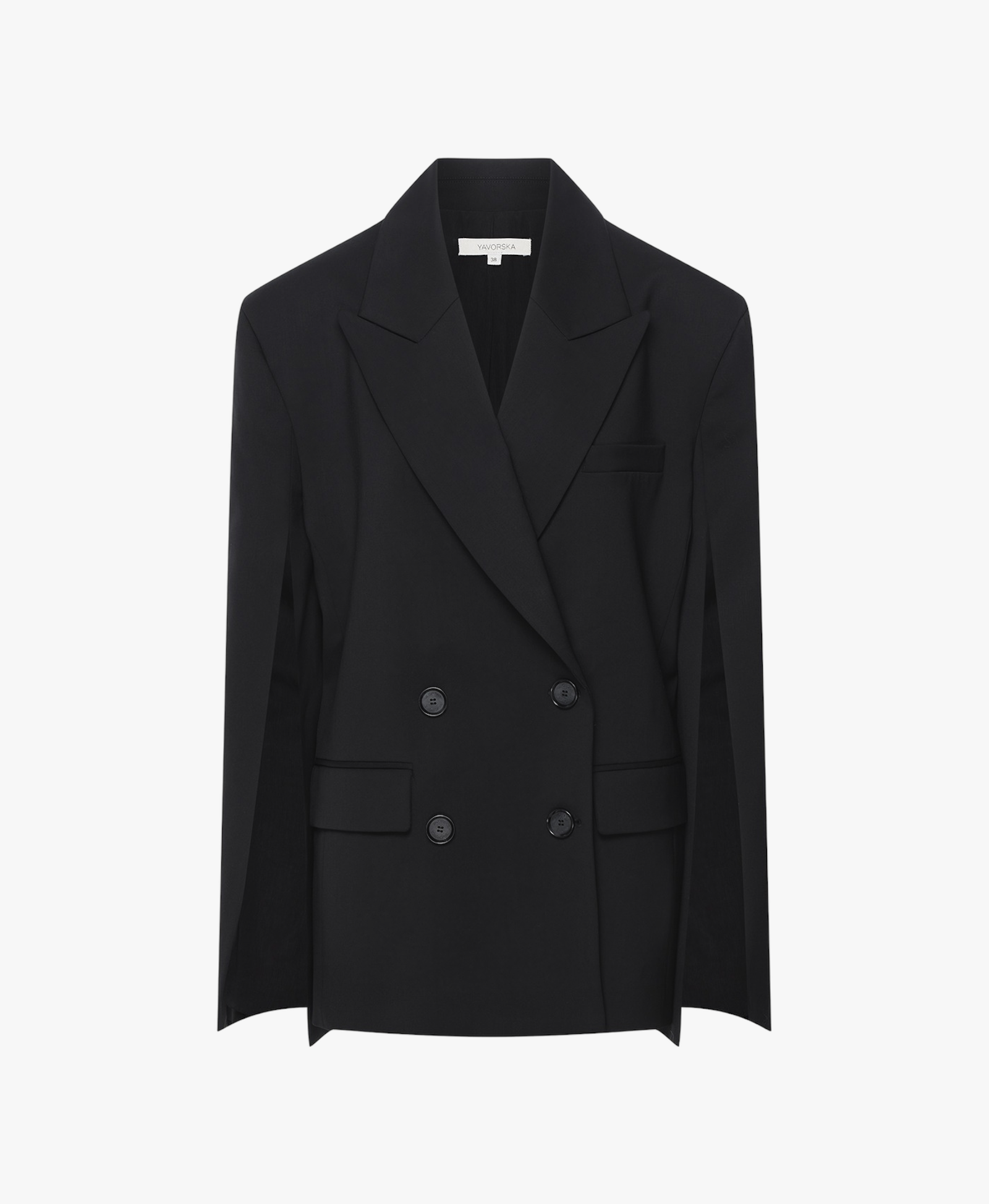 Jacket With Split Sleeves made by YAVORSKA