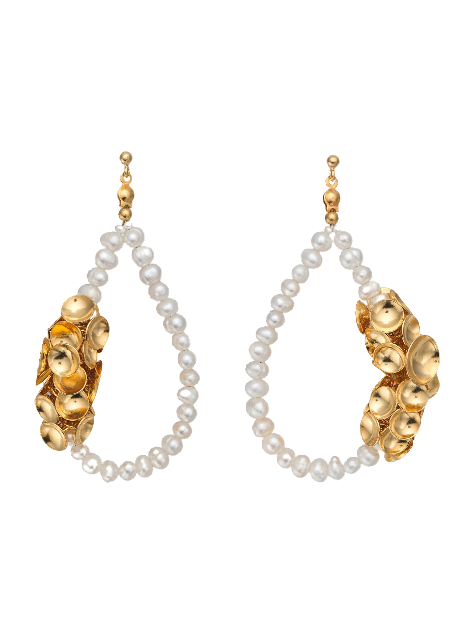 Eva Remenyi Giséle Chandelier Earrings In Gold
