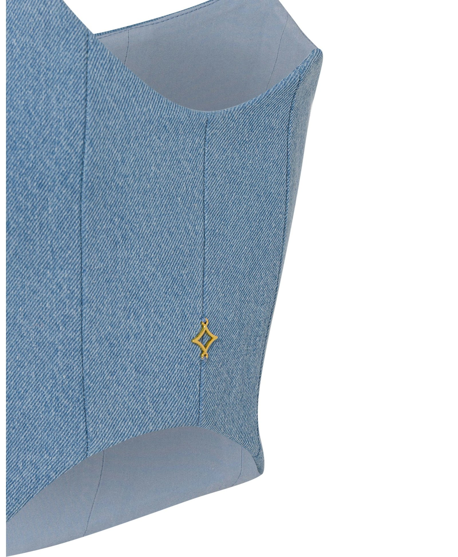 Denim Corset Top made by ONORI