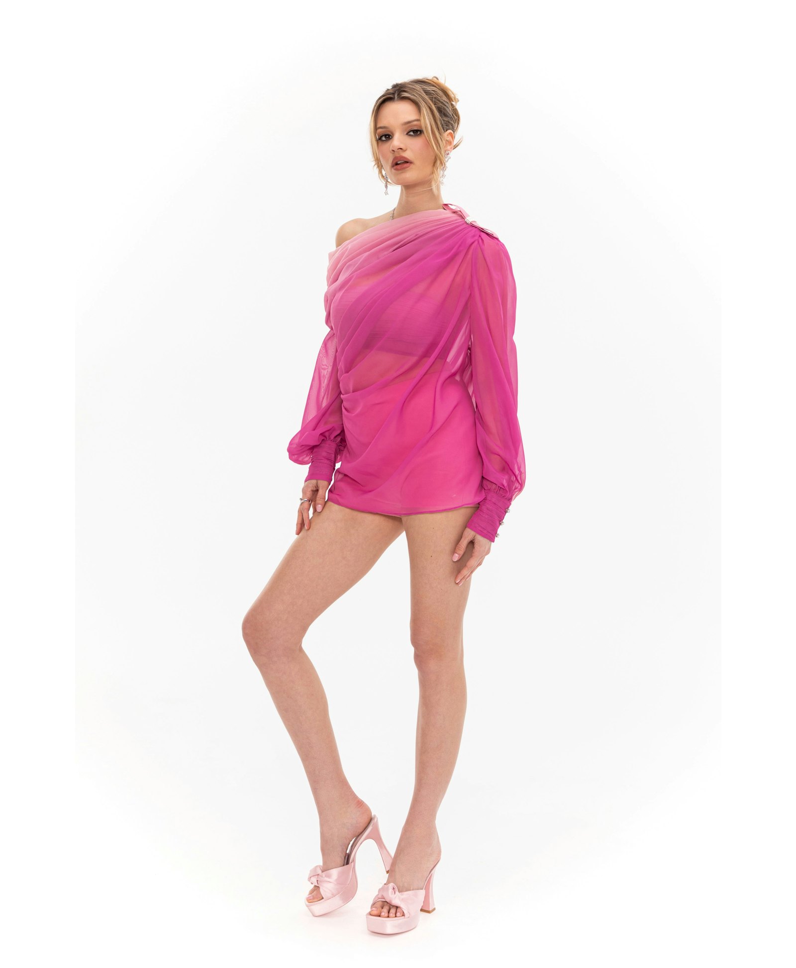 Selene Top (Pink) made by Nana Jacqueline