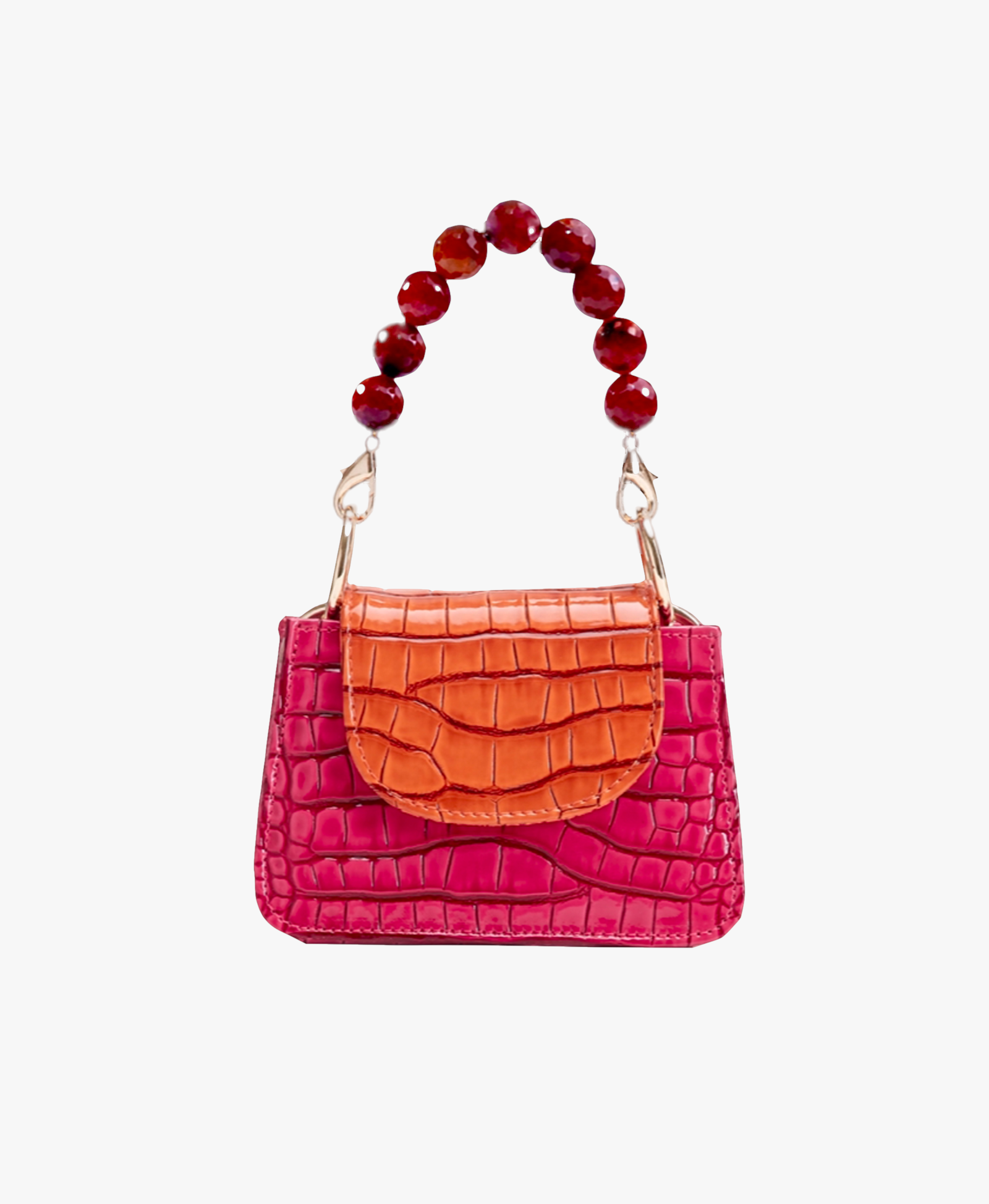 Horra - Orange x Fushia - Mini bag made by ALIEL