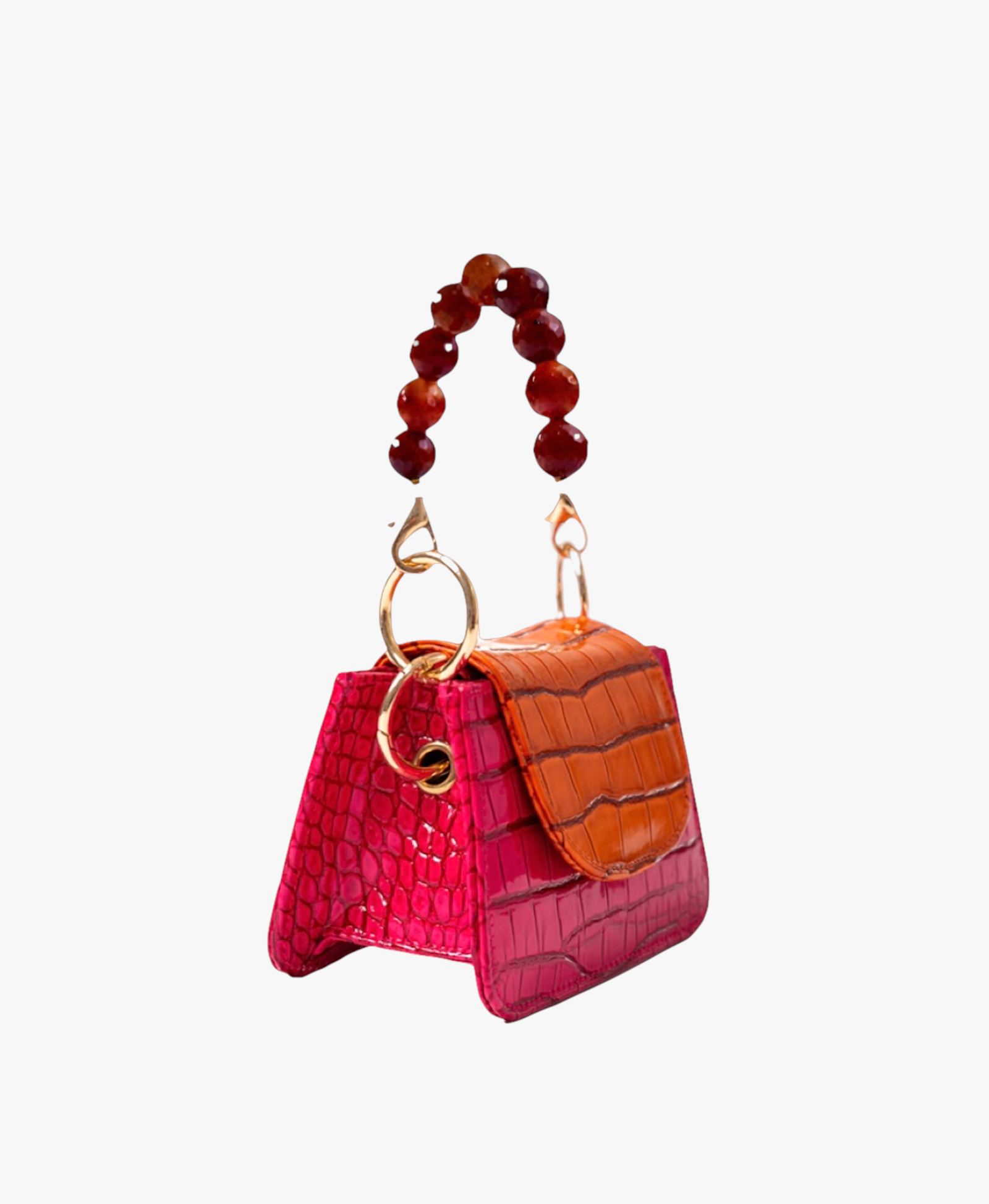 Horra - Orange x Fushia - Mini bag made by ALIEL