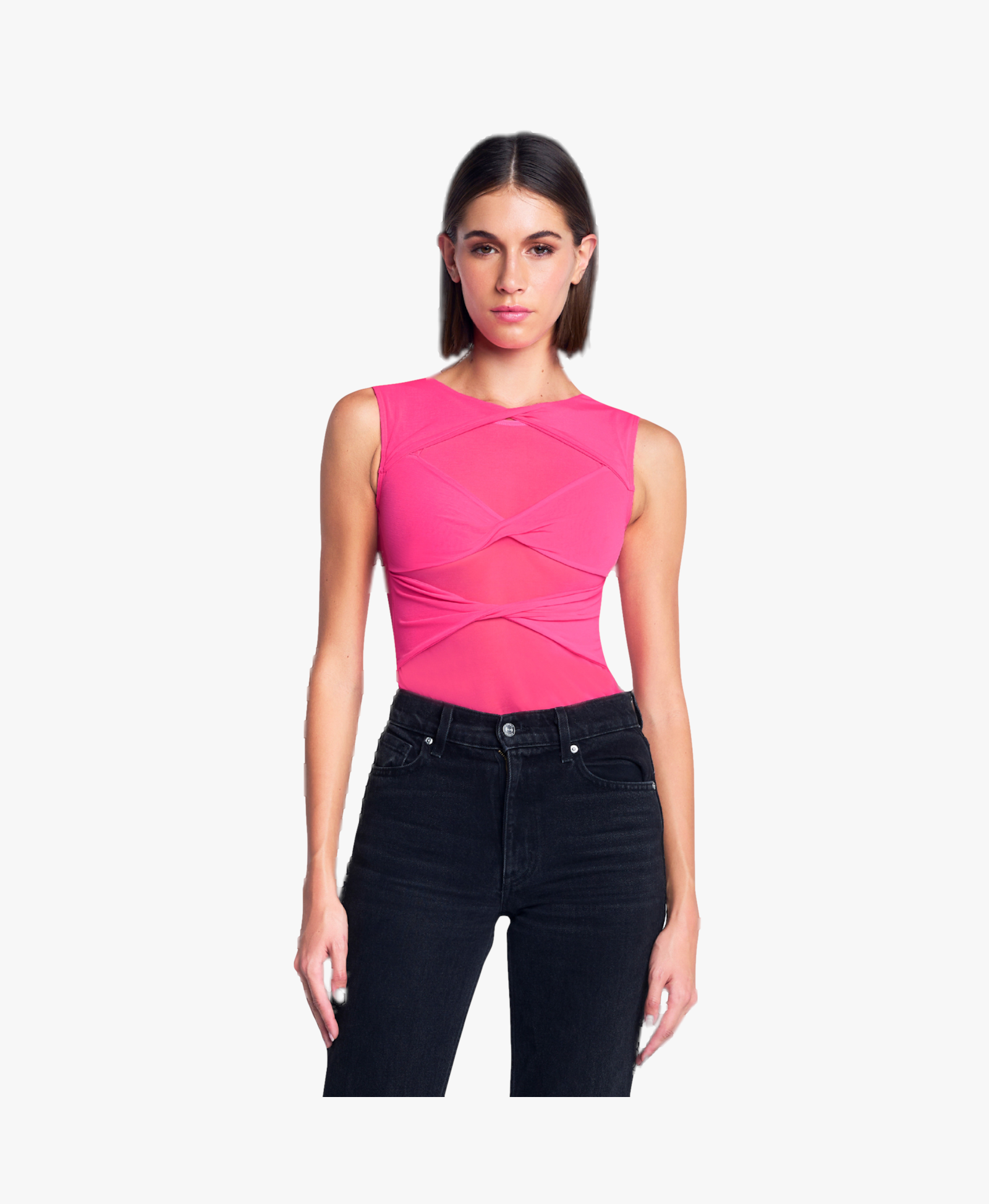 CLARA Sheer Bodysuit made by OW Collection