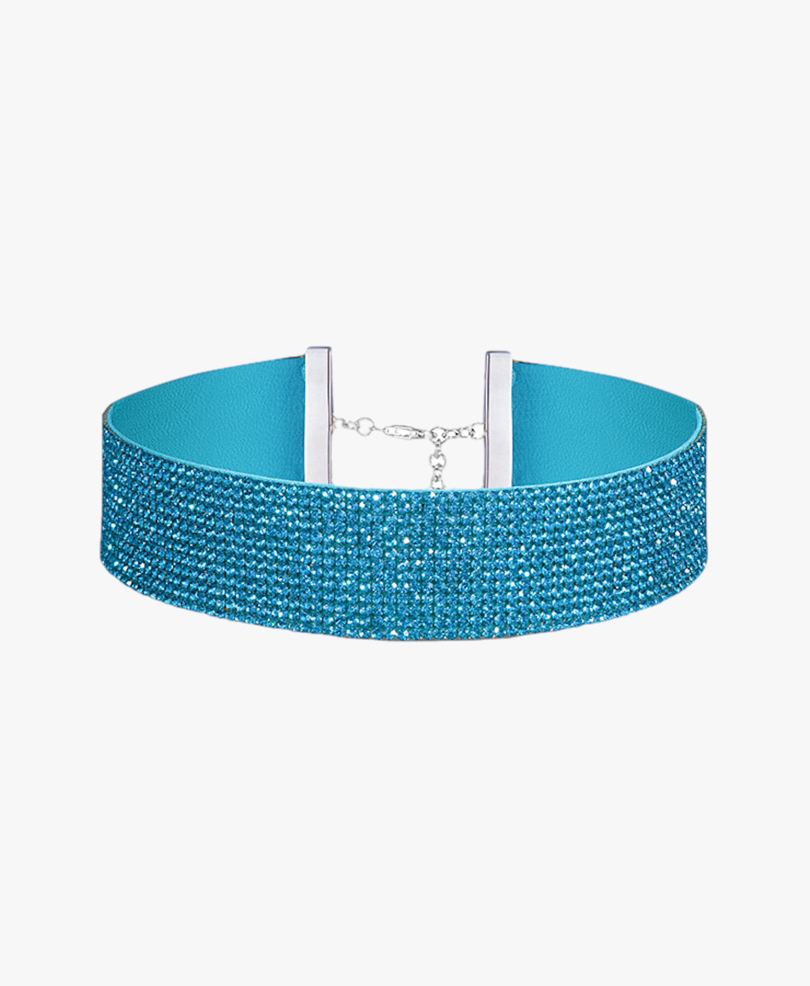 Charlotte Choker Aquamarine Blue made by NUÉ