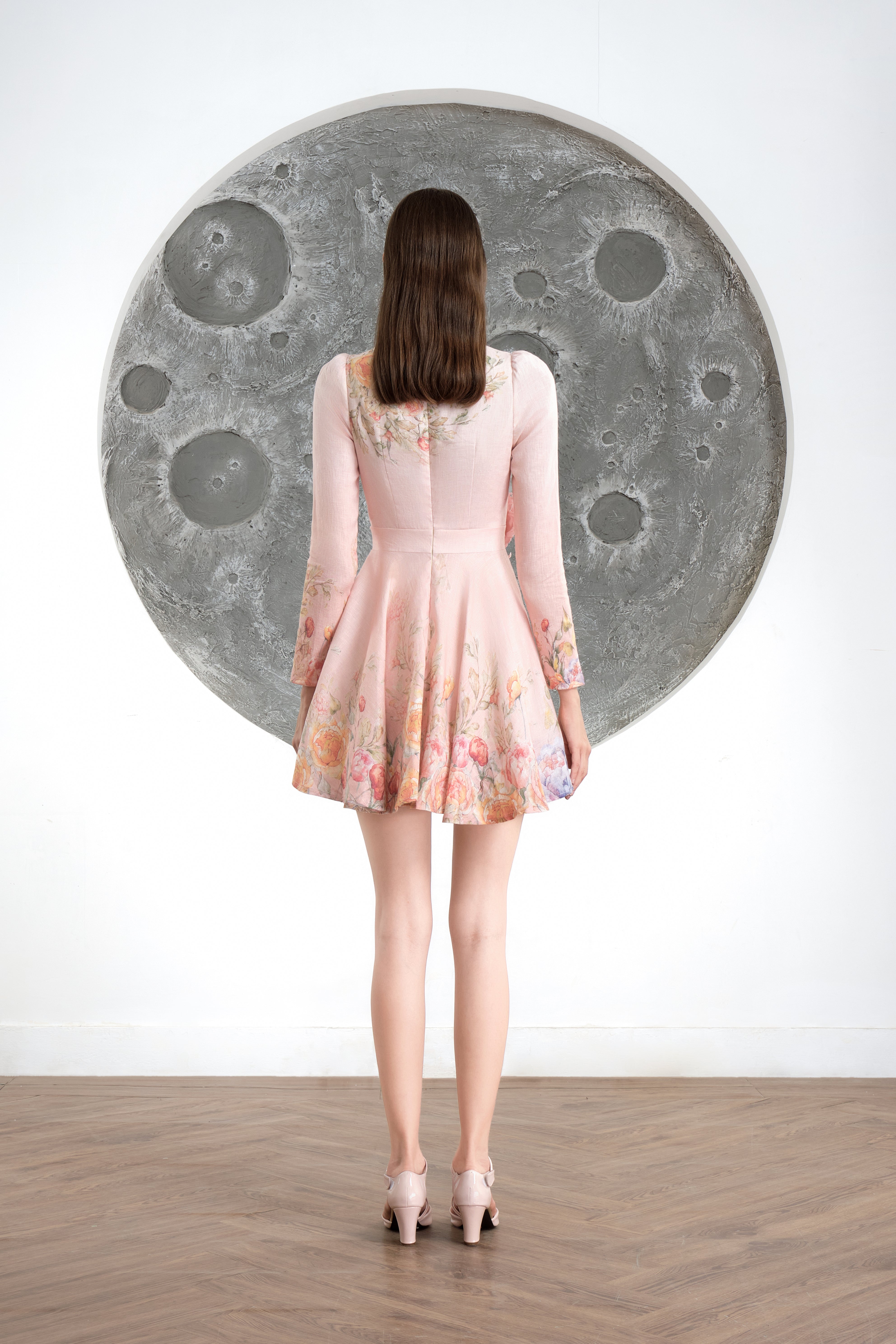 Shop Justin Tong Ethereal Mini Dress