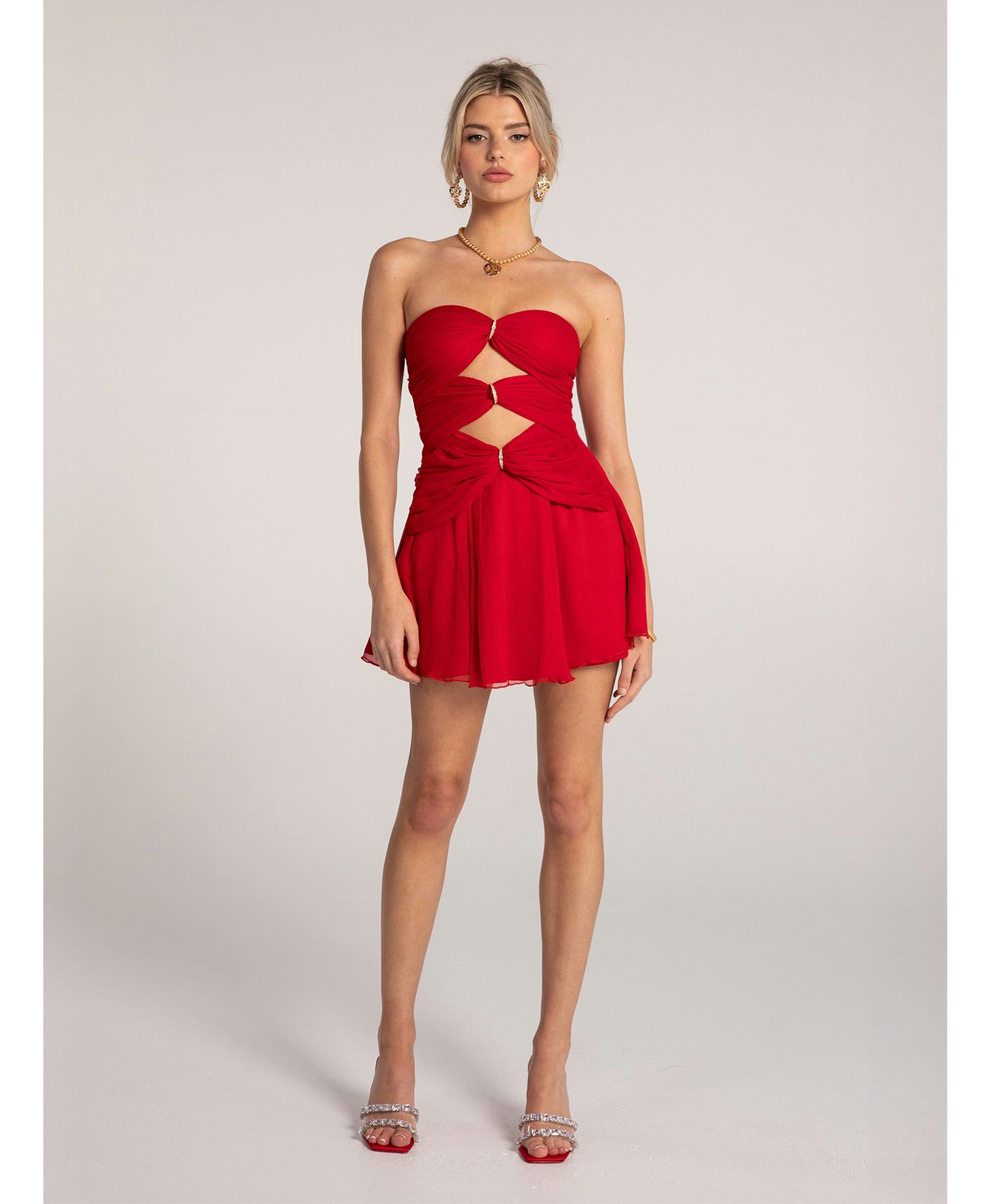 Ilana Dress (Red) made by Nana Jacqueline