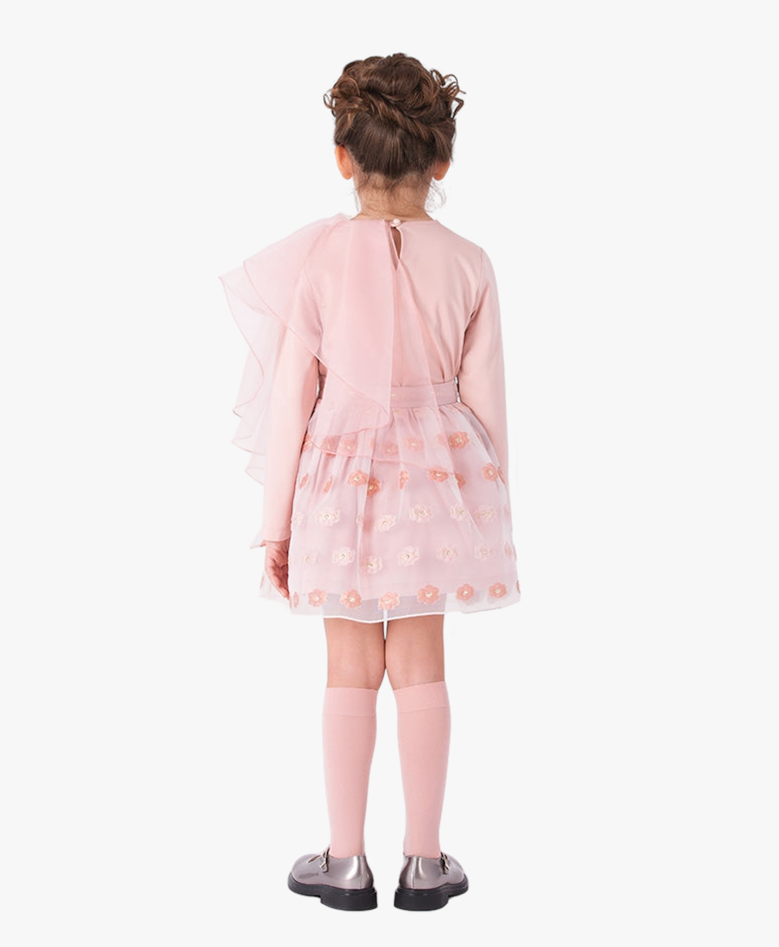 Tulle Ruffles Girls Outfit | 2 Pieces made by Mama Luma