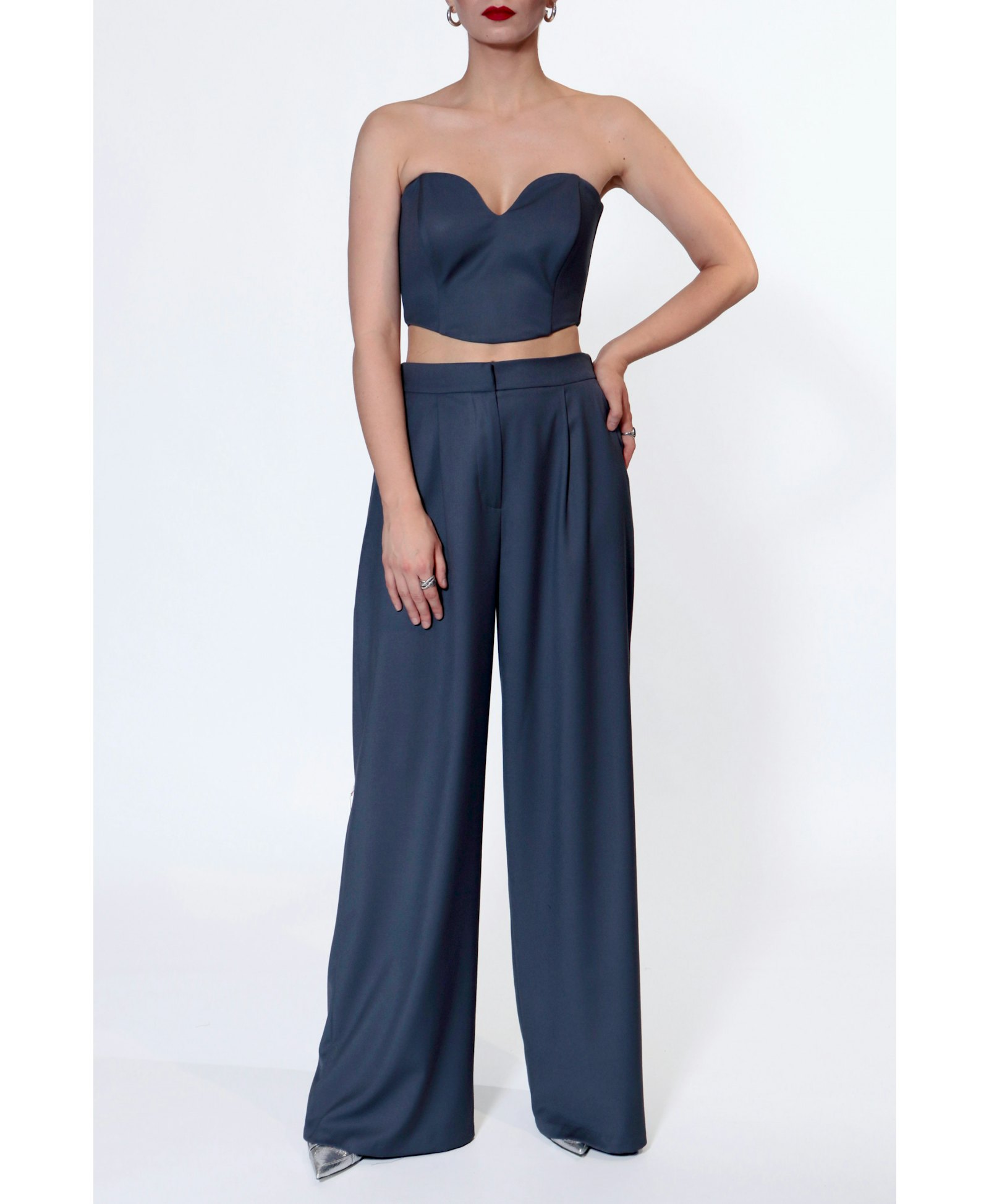 Corset Lara Moonlight Blue made by HALEWSKI