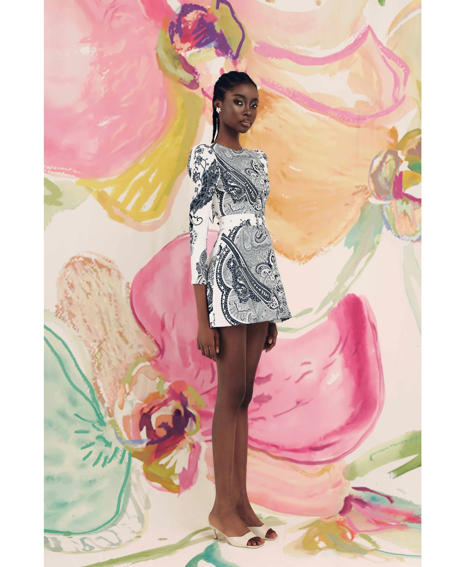 Hazel Mini Dress made by JUSTIN TONG