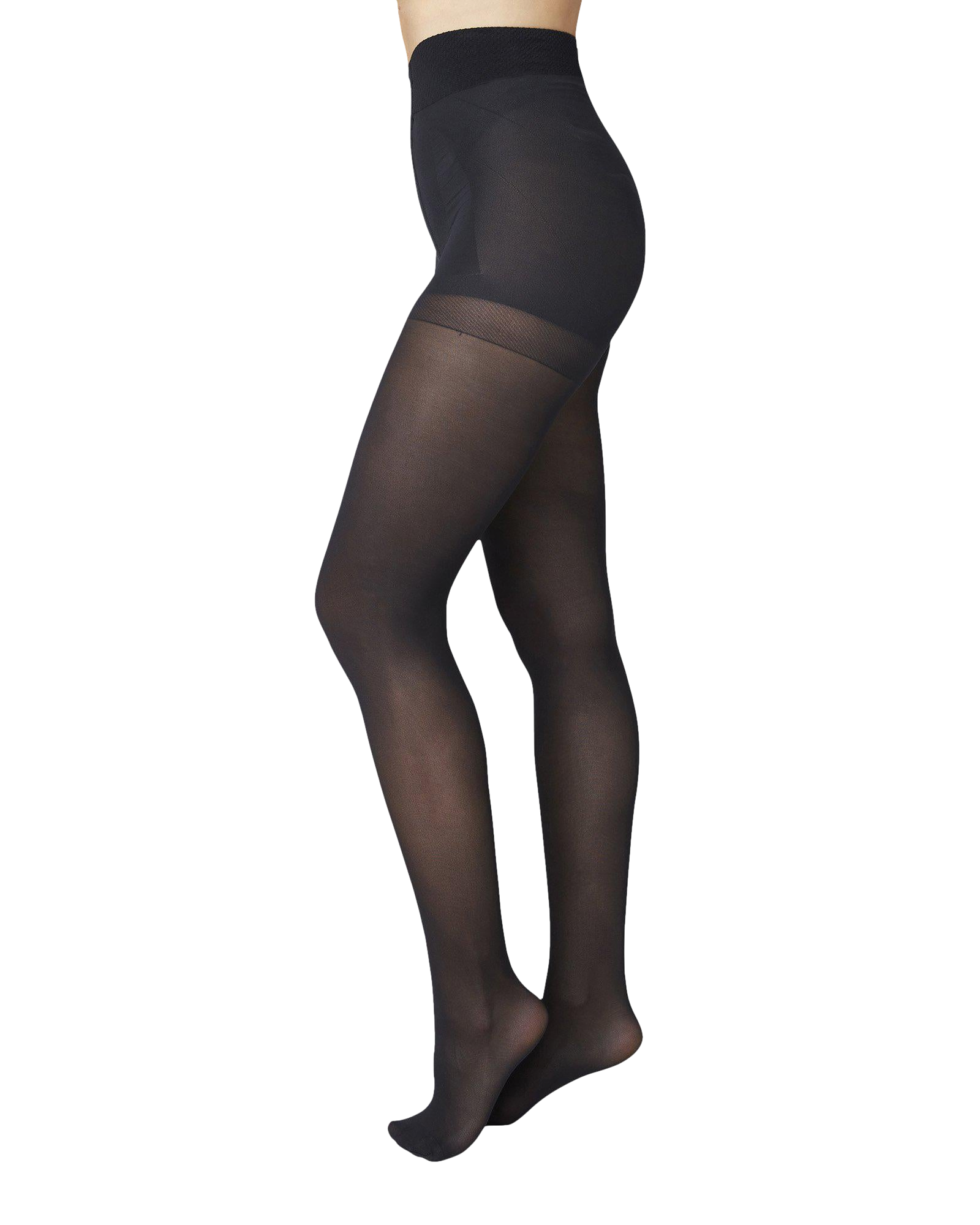 Swedish Stockings Anna Control Top Tights 40 Black