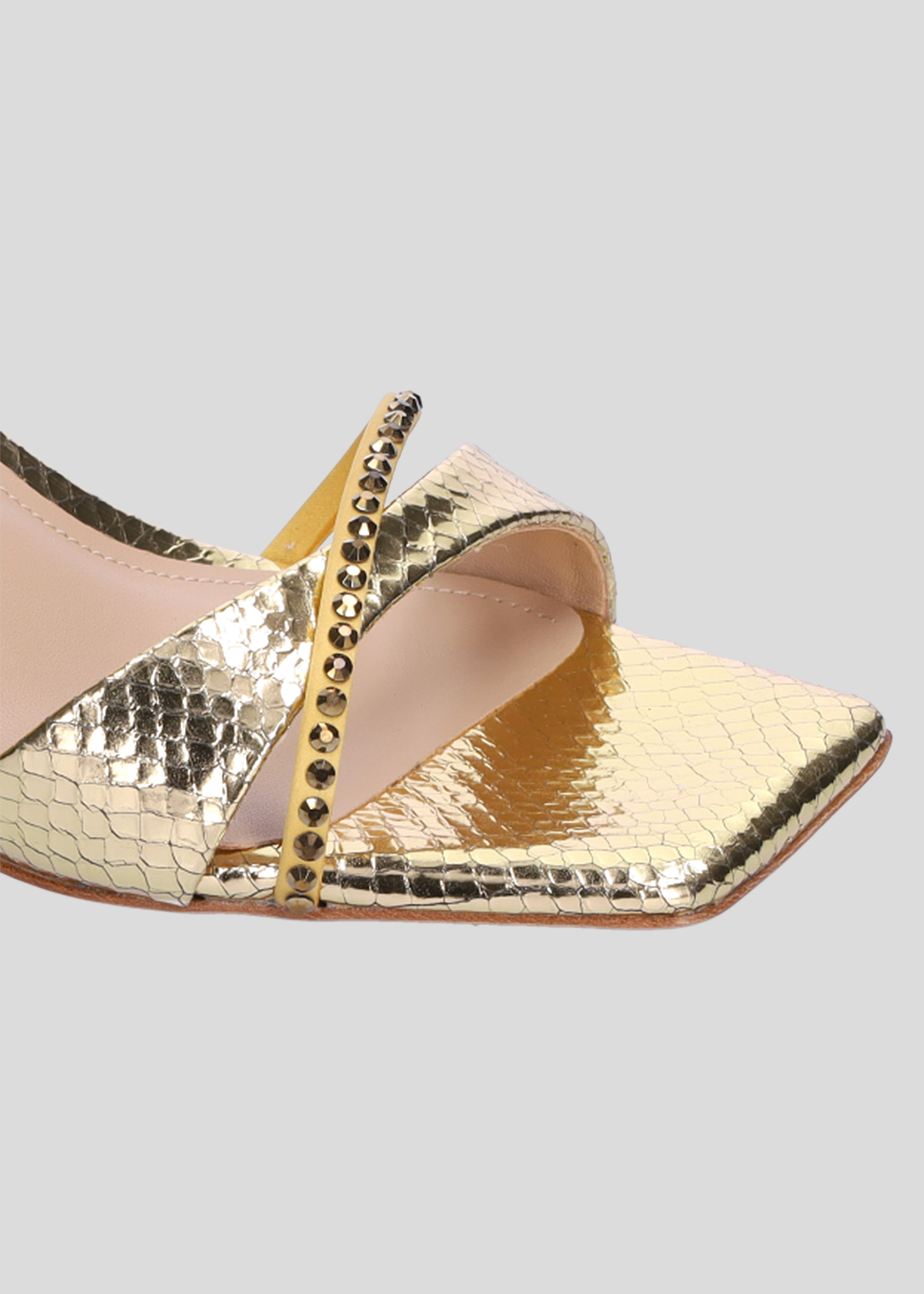Shop Lola Cruz Shoes Celia Sandal 65 In Gold