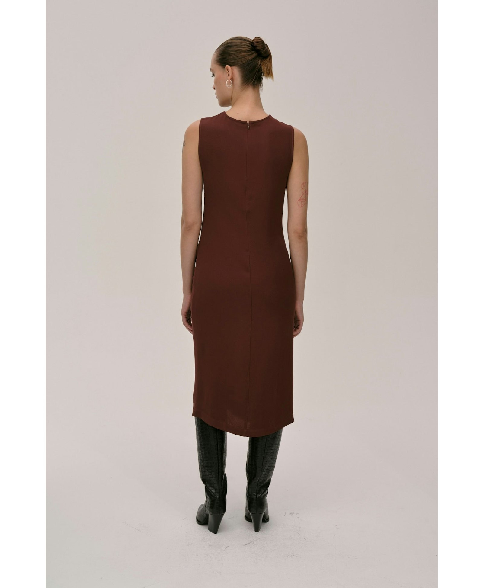 Lou Dress - Oxblood made by HERSKIND