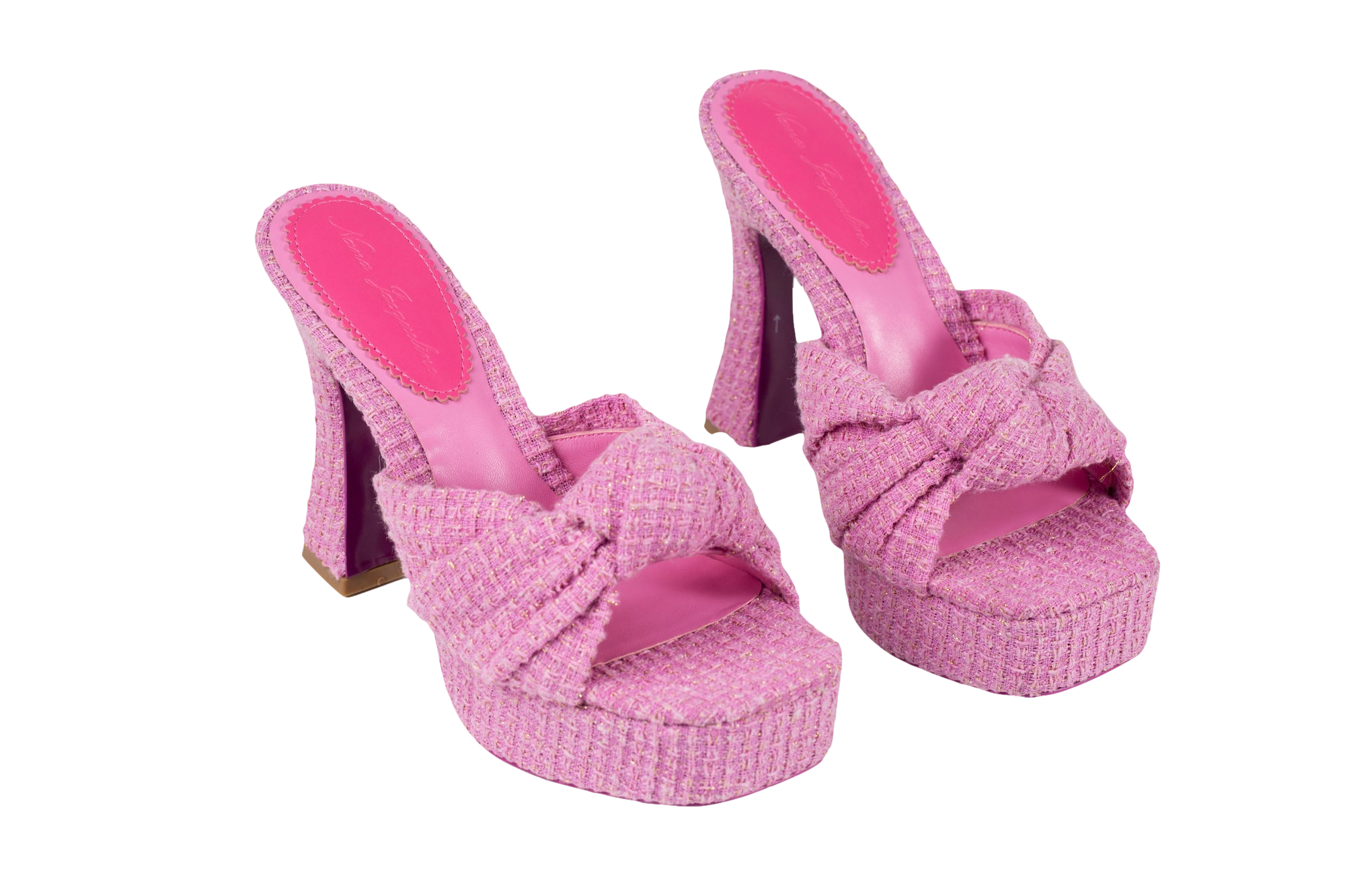 Nana Jacqueline Mara Platform Sandals (pink) (final Sale)