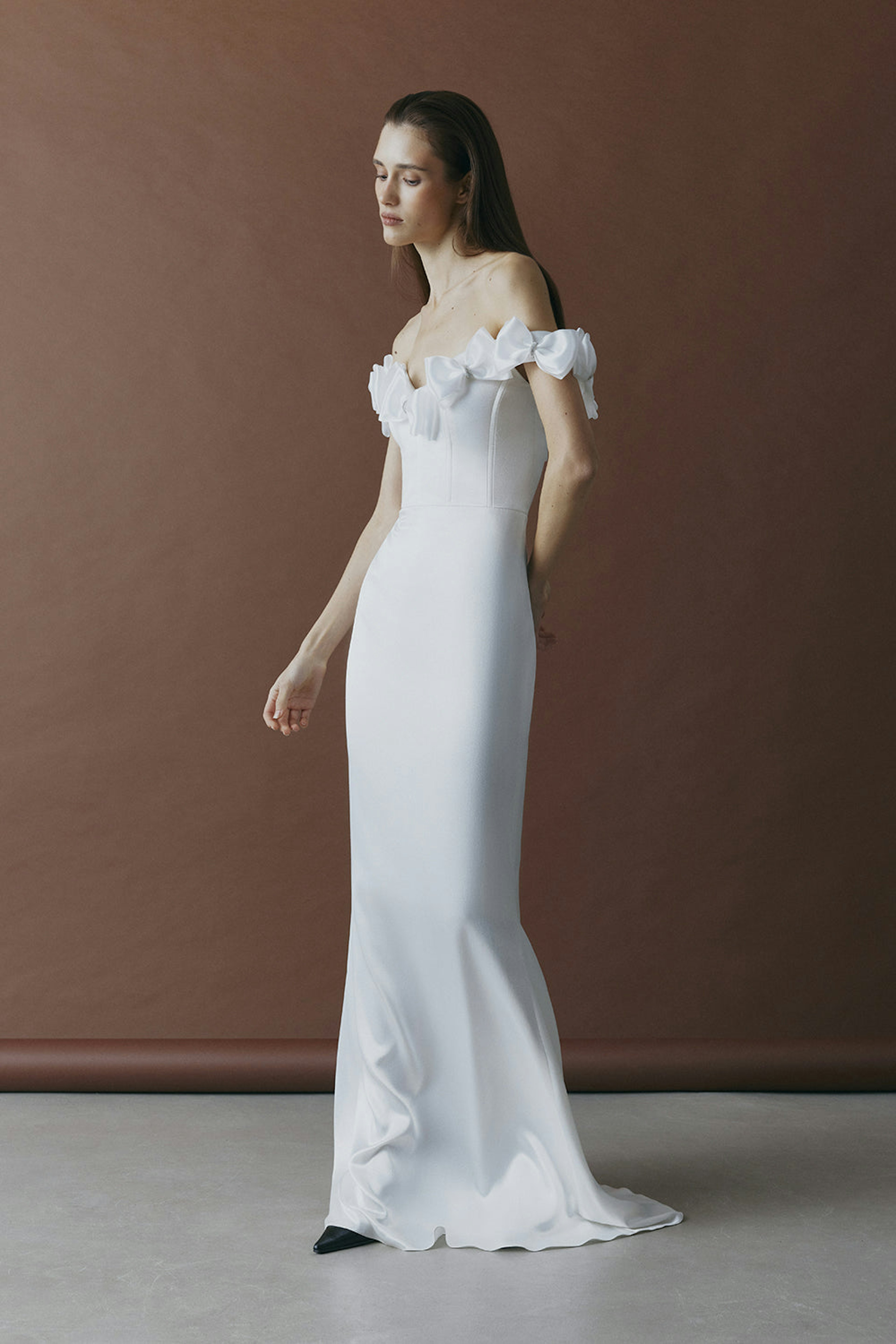 Shop Maxi Dress With Bows from Total White at Seezona