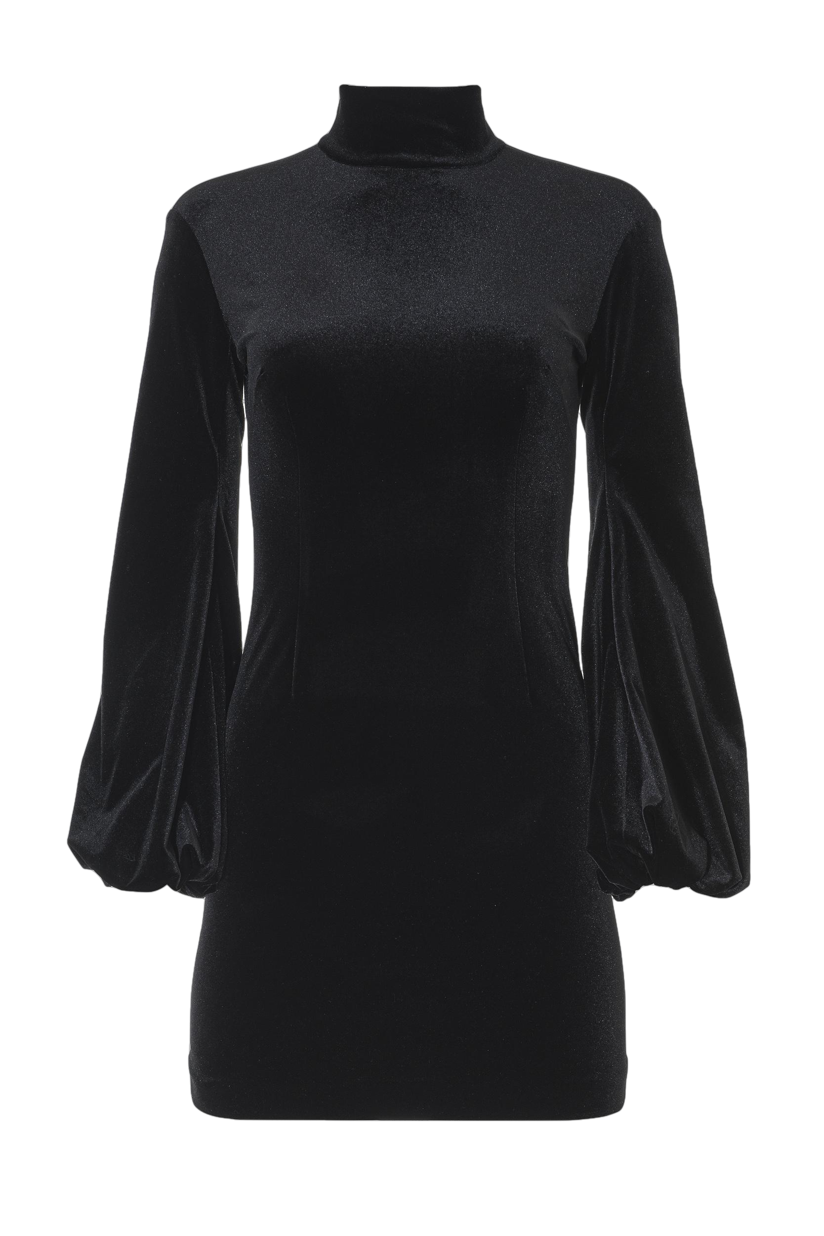 Lita Couture Mini Velvet Black Dress