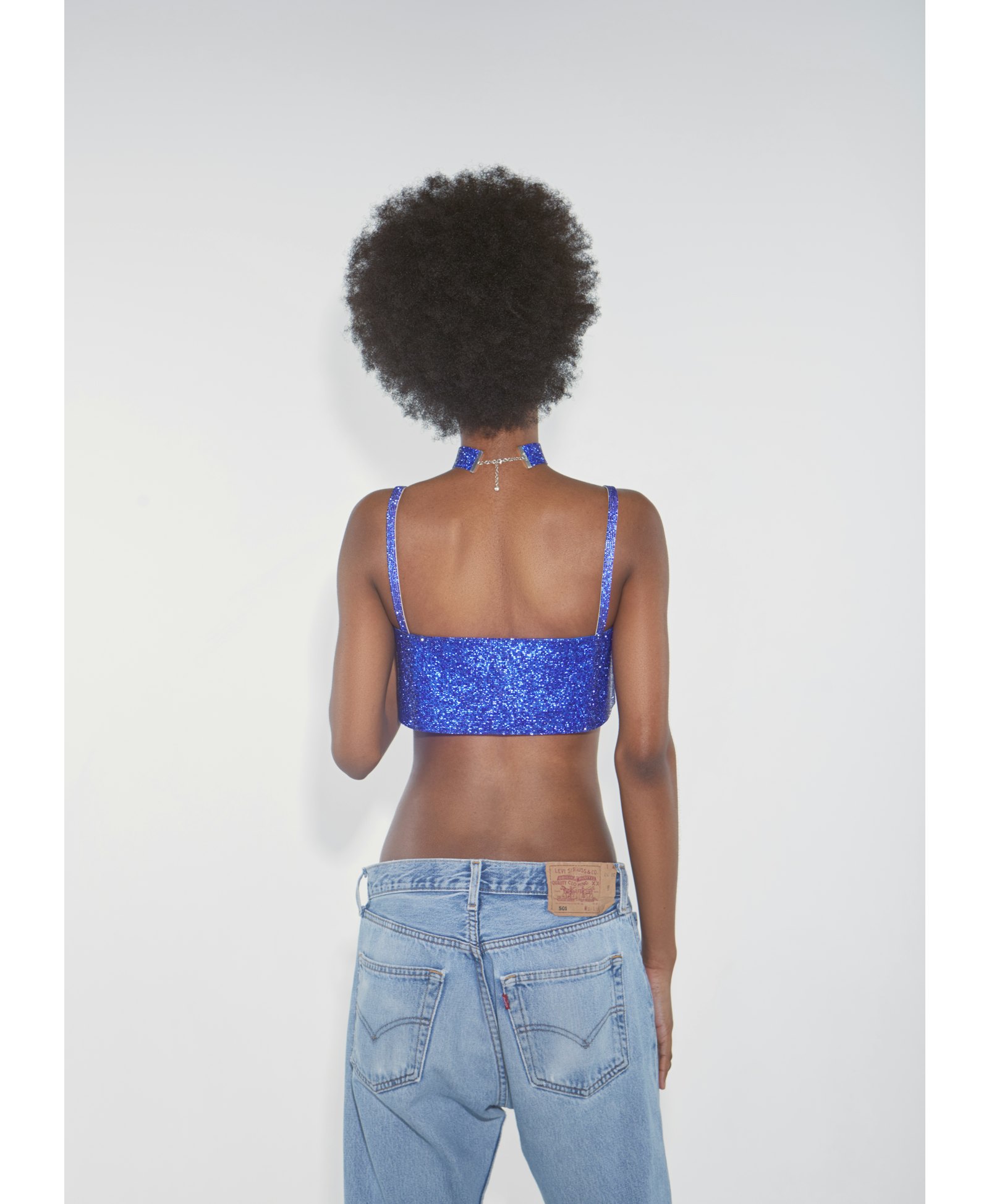 Charlotte Top Cobalt Blue made by NUÉ