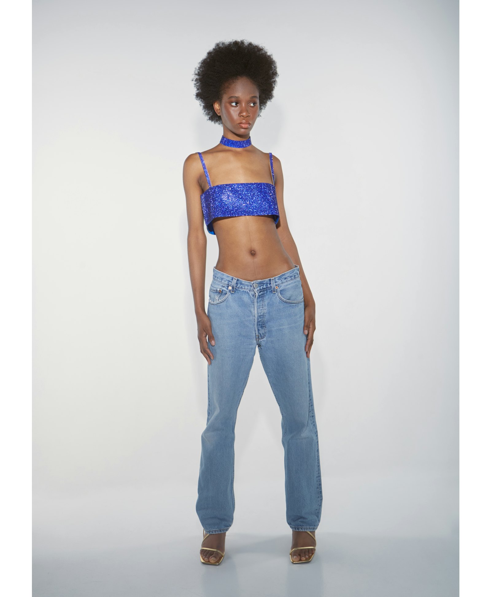 Charlotte Top Cobalt Blue made by NUÉ