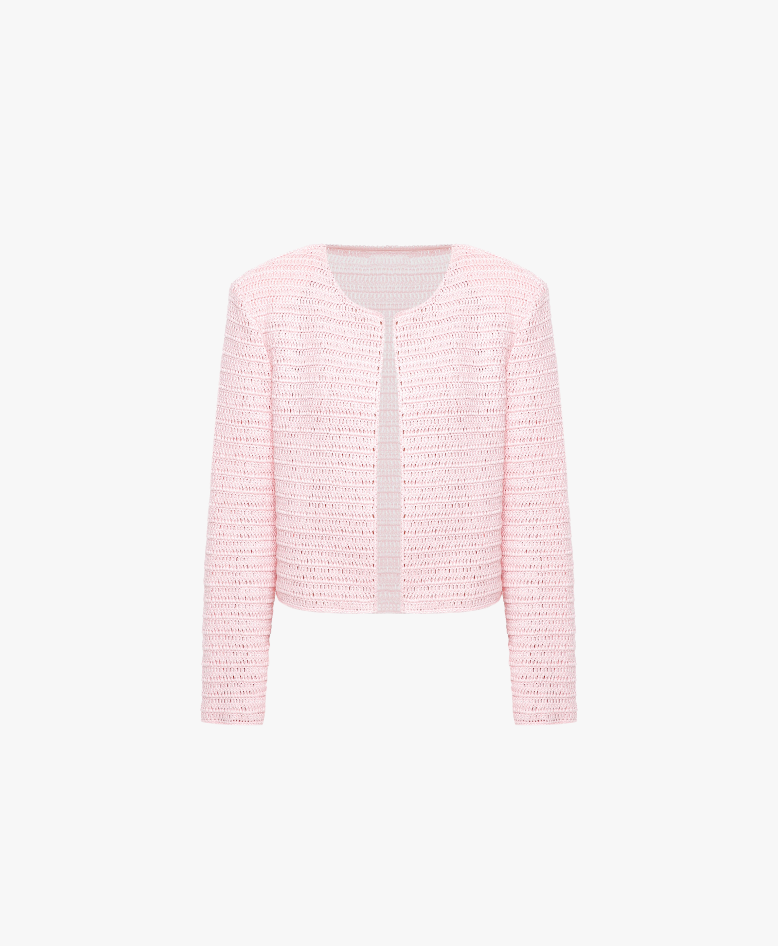 Linen knitted jacket made by A.M.G