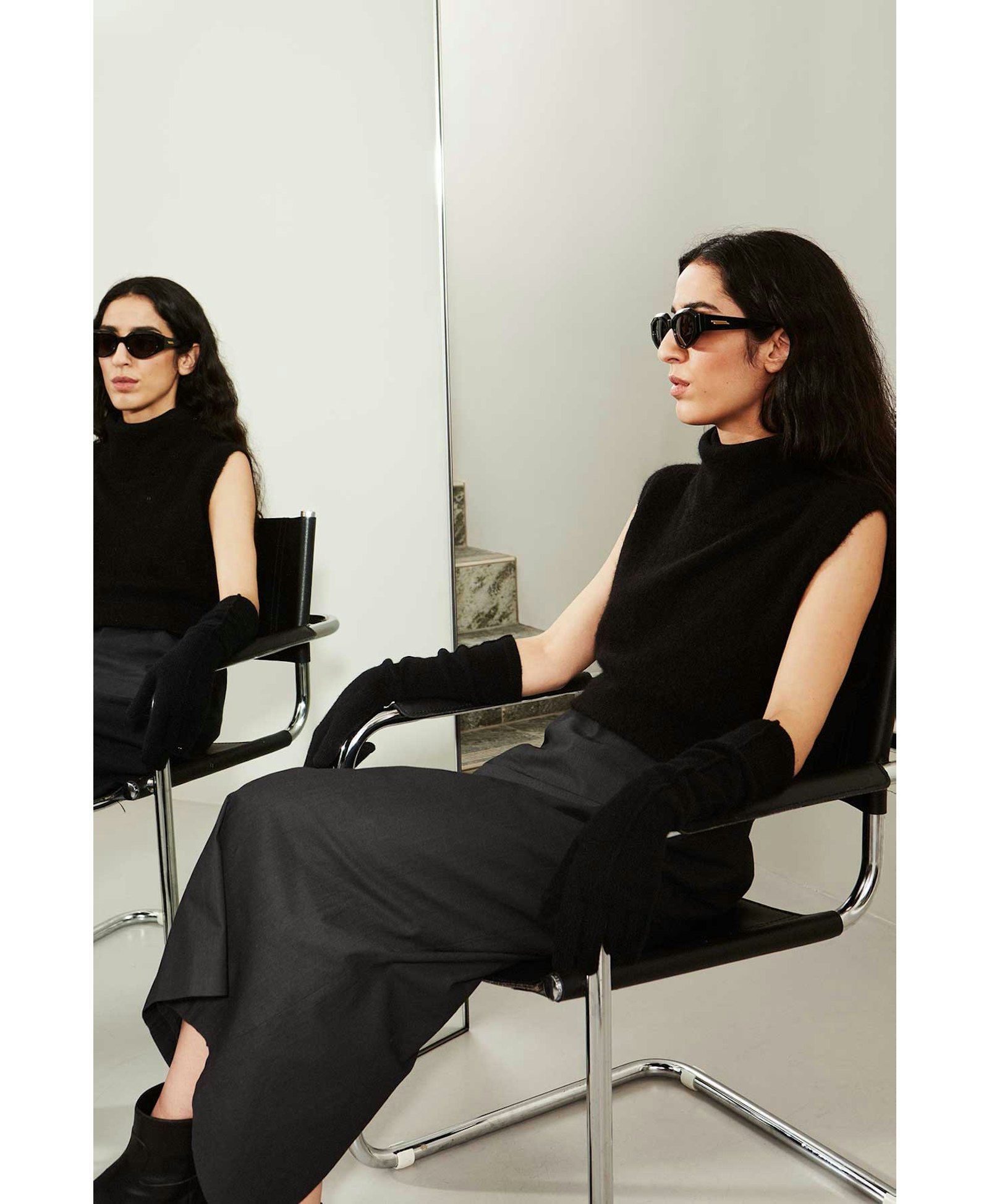Cashmere Long Black made by Handsome Stockholm
