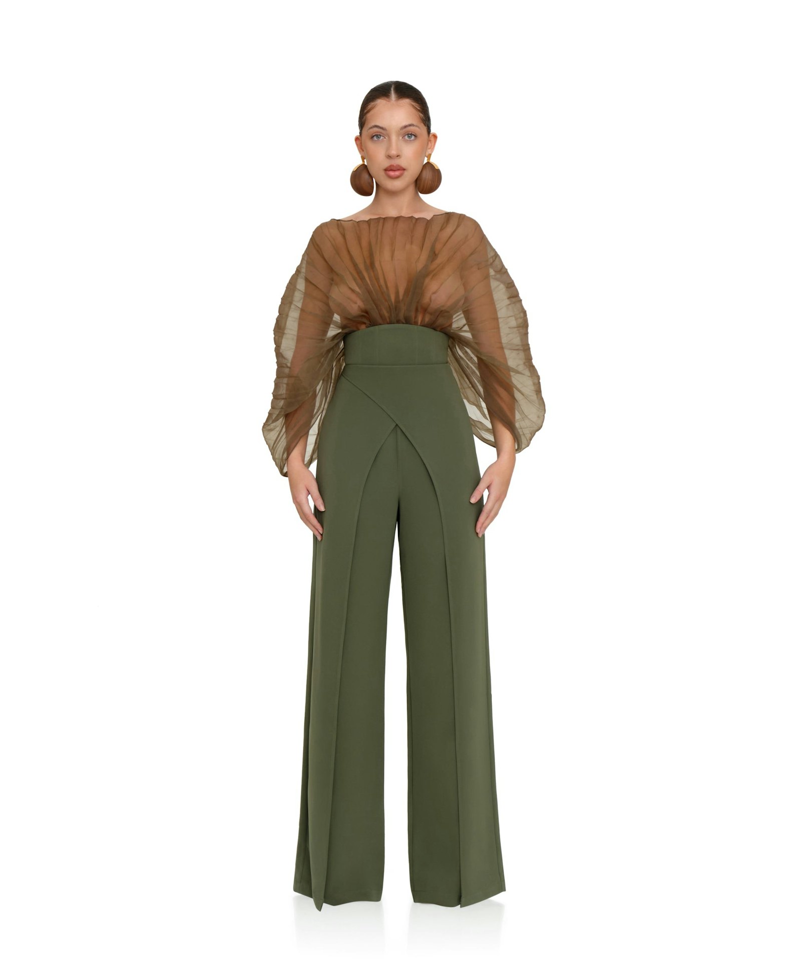 VIRA JADE PANTS made by Andrea Iyamah