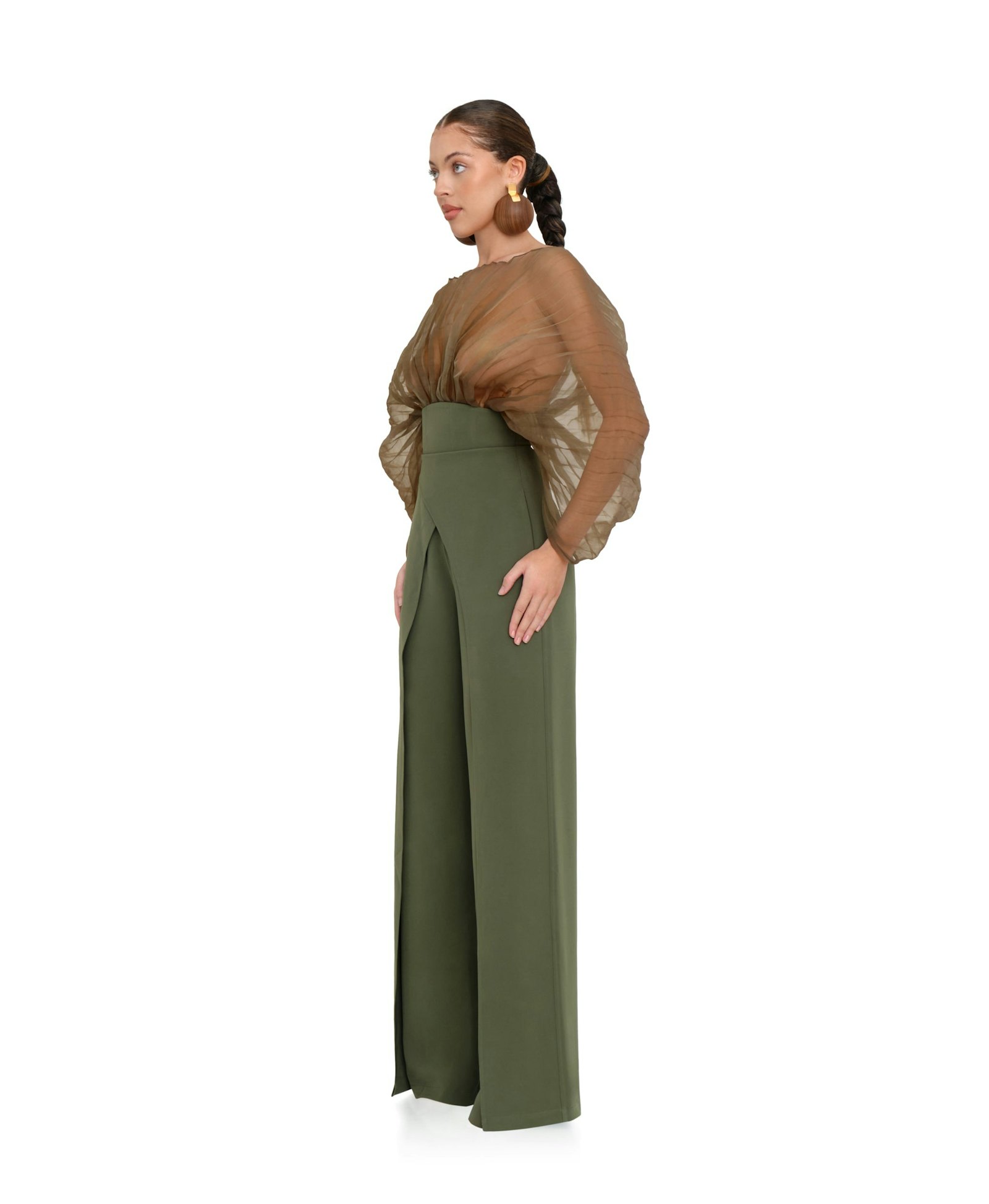 VIRA JADE PANTS made by Andrea Iyamah