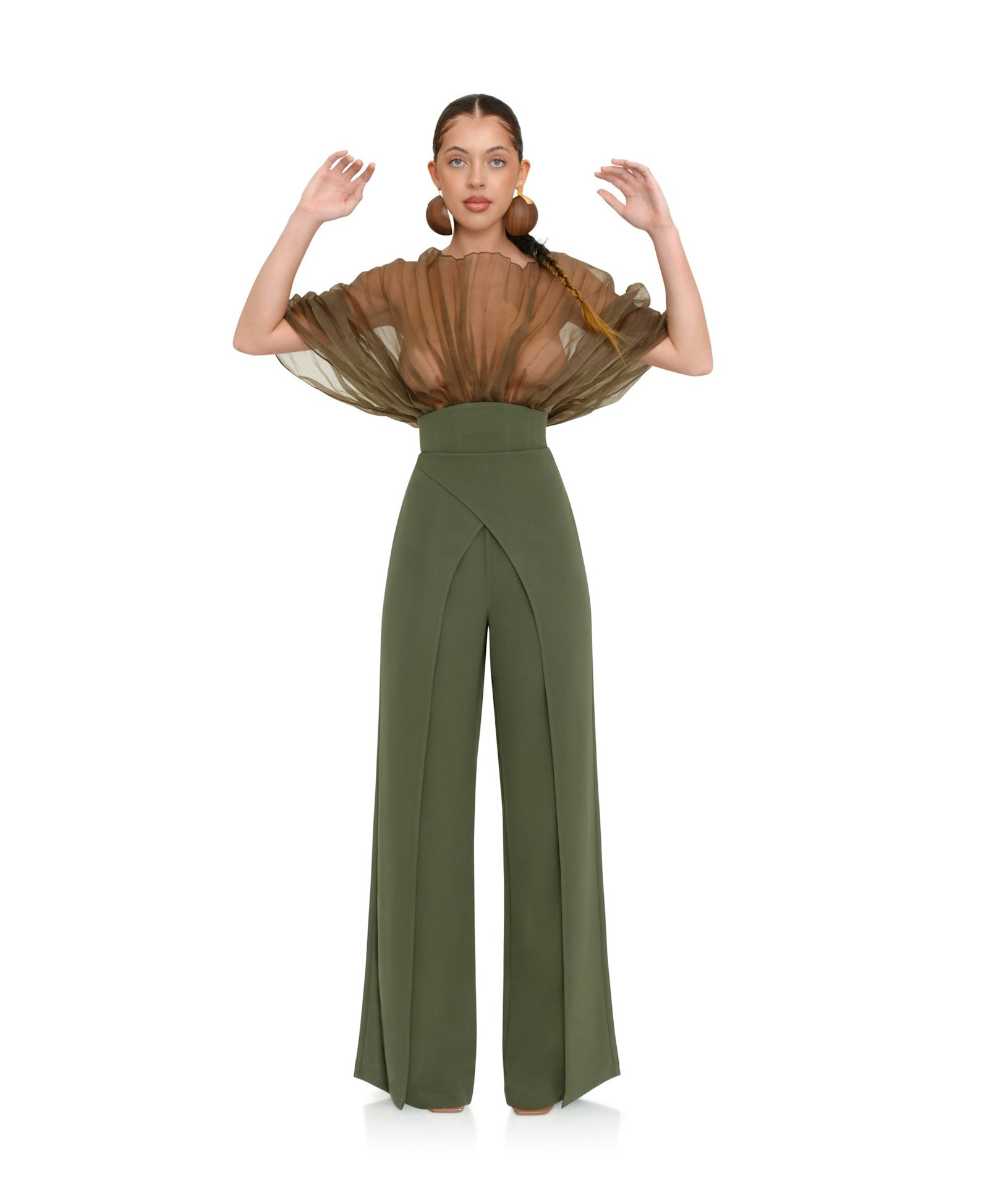VIRA JADE PANTS made by Andrea Iyamah