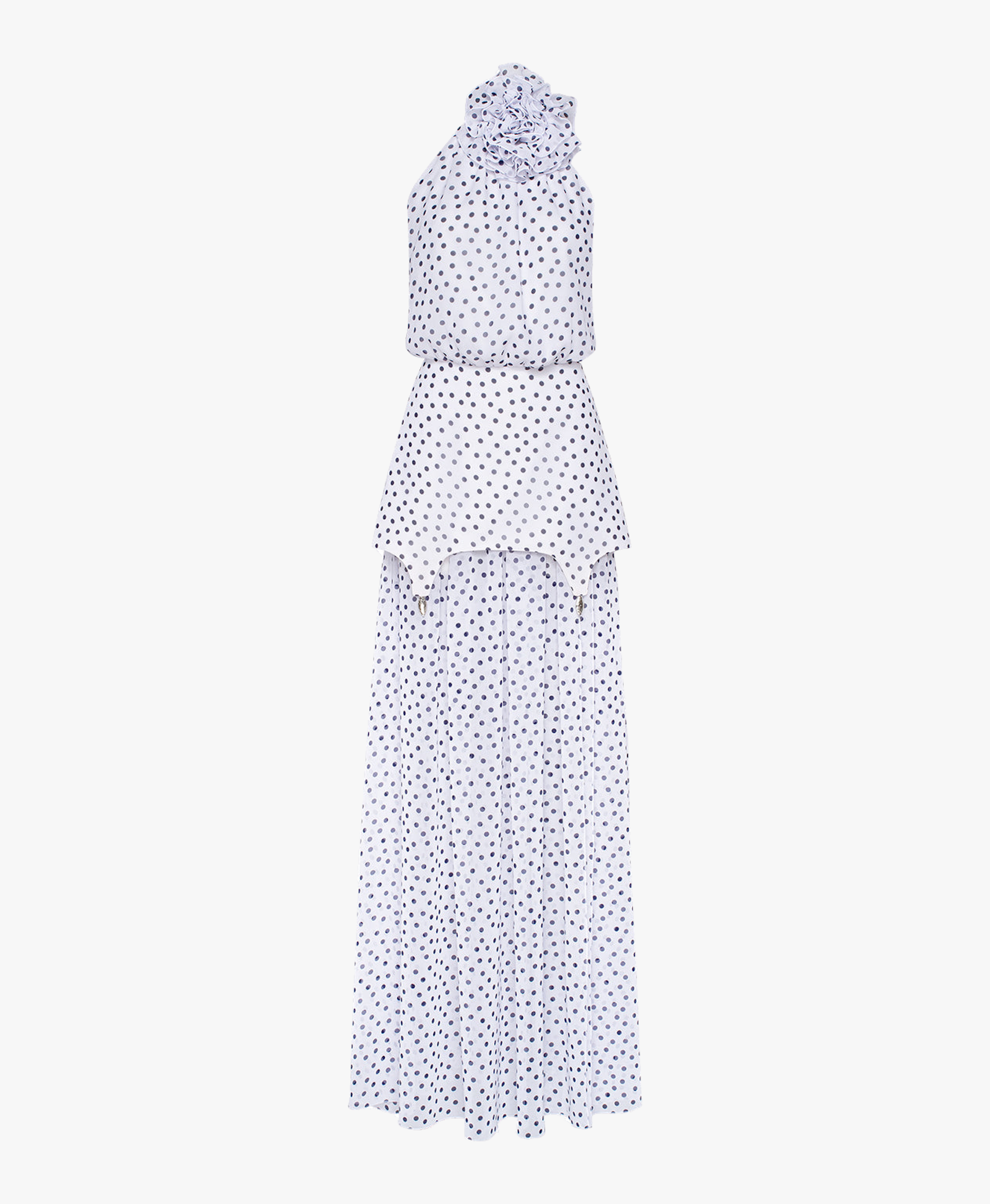 Maxi Romantic Dress with Flower made by Guranda