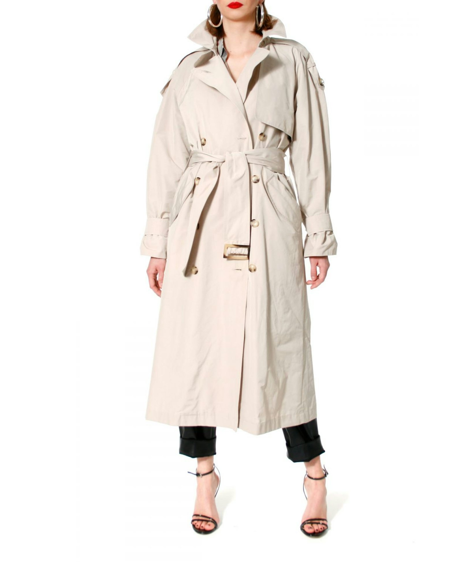 Coat Céline beige in Beige made by HALEWSKI