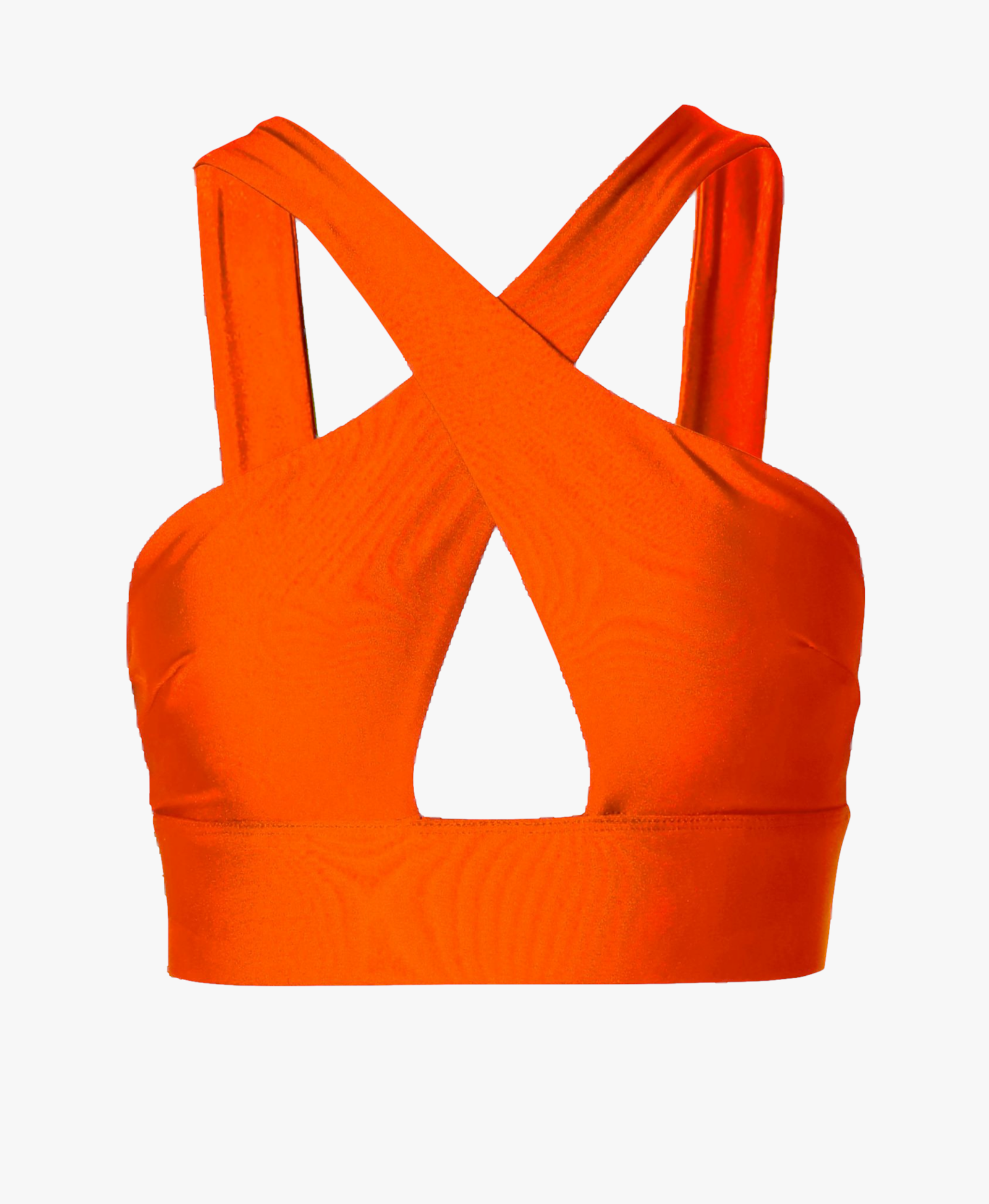 Top Isla Neon Orange made by HALEWSKI