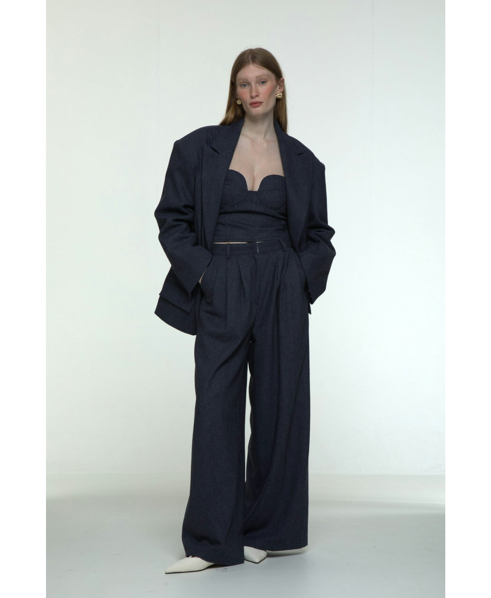 Herringbone trousers made by AFTERHOURS