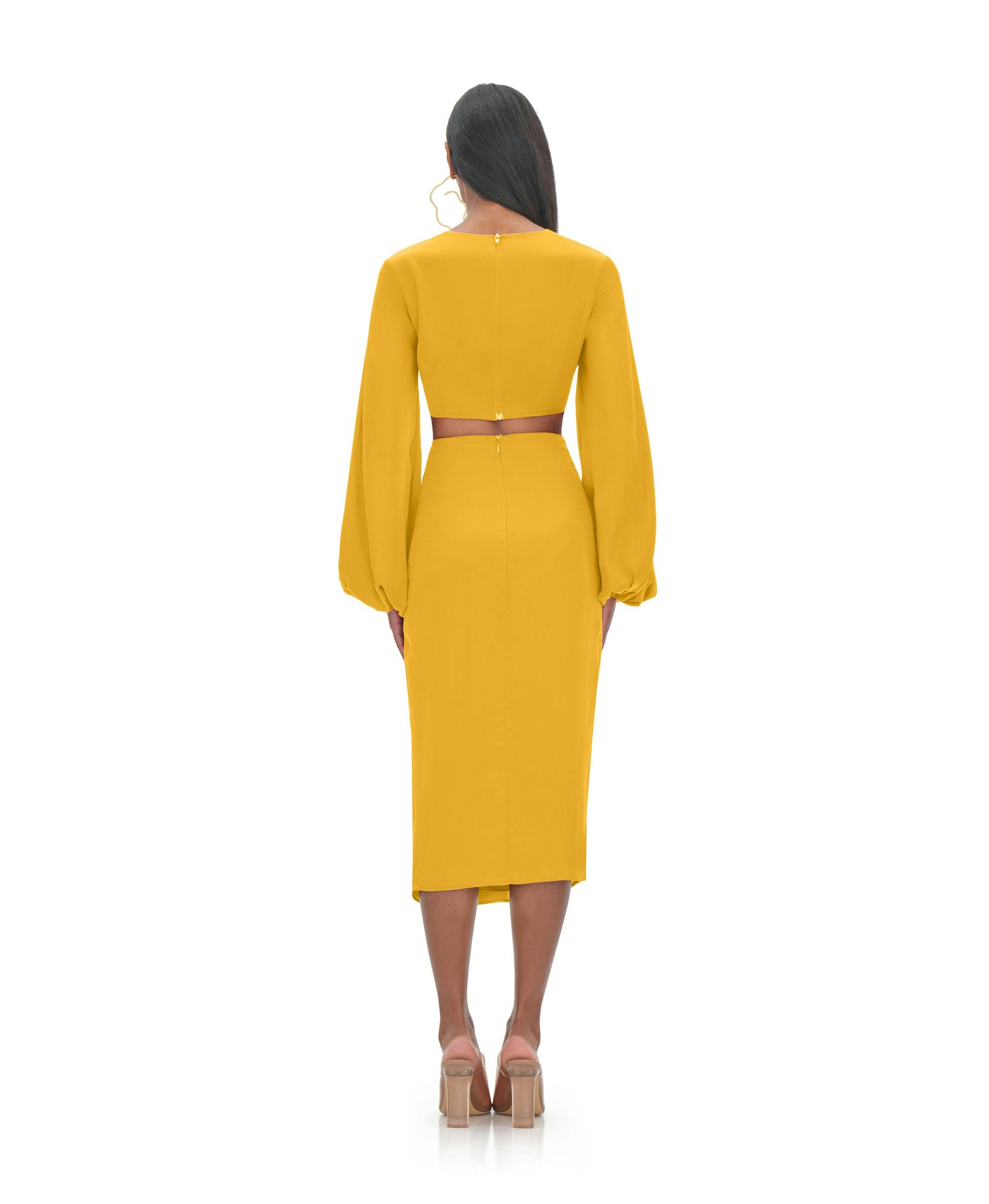 BEHATI MARIGOLD CROPPED TOP made by Andrea Iyamah