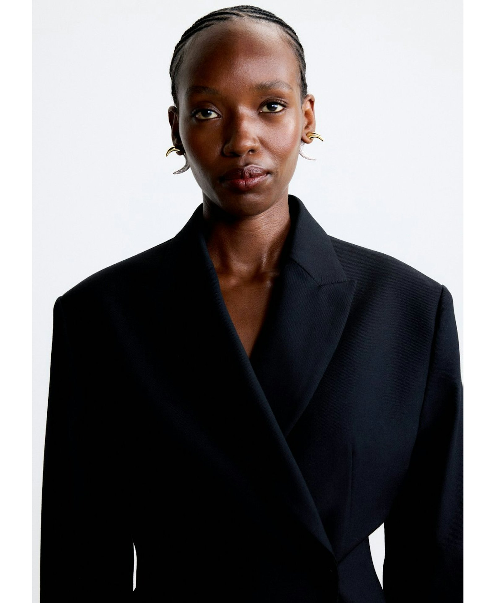 Spike earring - Gold/Pavé - Single in Multi color made by POEM Objects