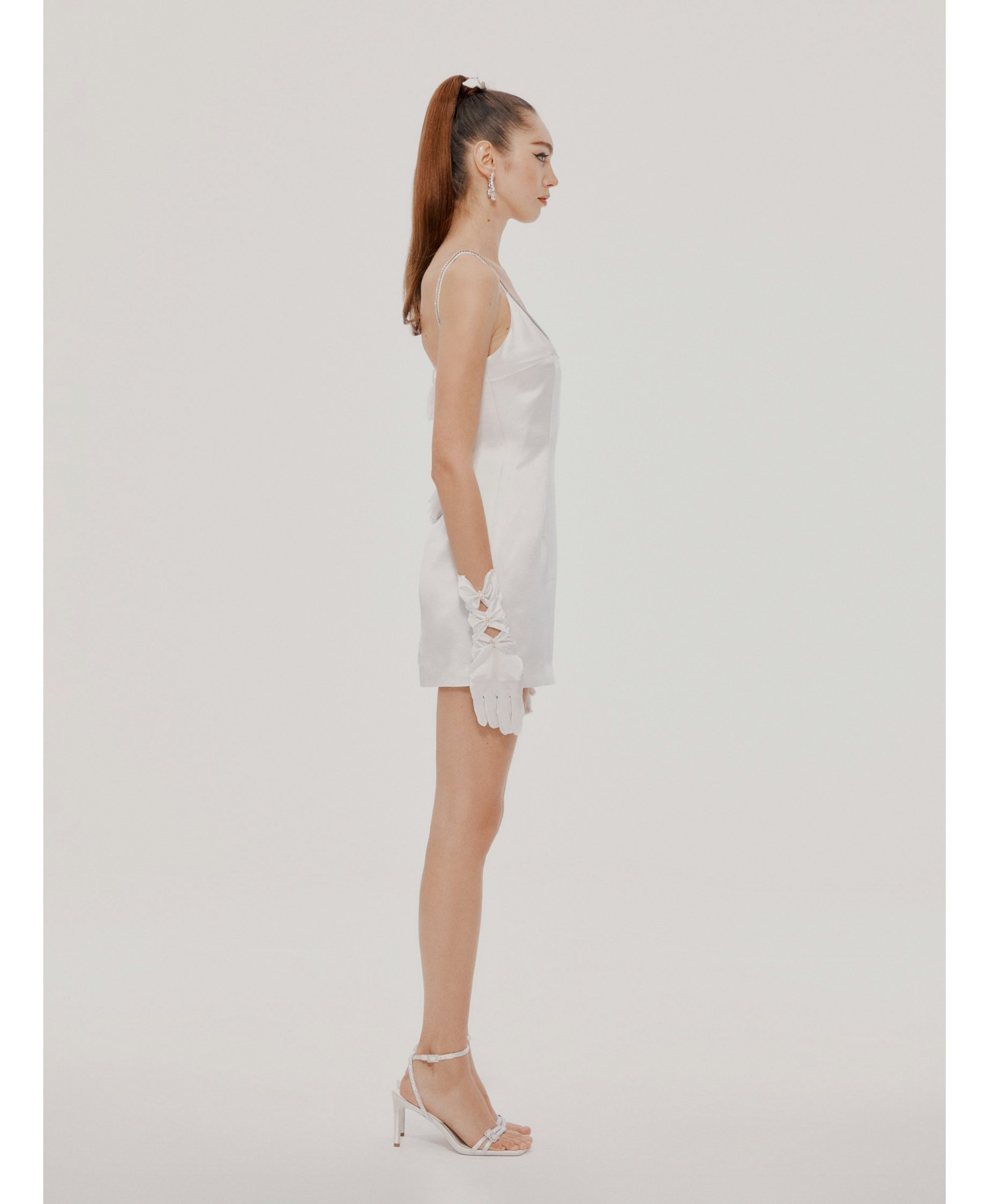 Asha Dress White (Final Sale) in White made by Nana Jacqueline